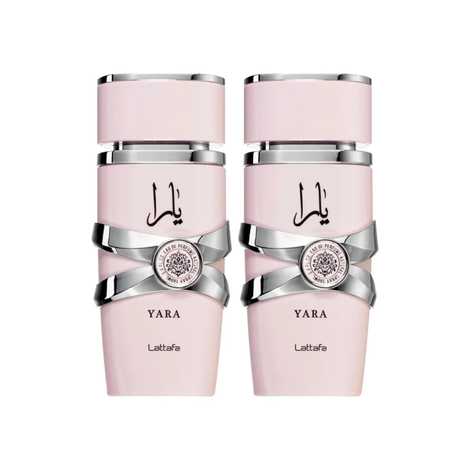 Lattafa Yara for Women Eau de Parfum Spray, 3.4 Ounce (Pack of 2)