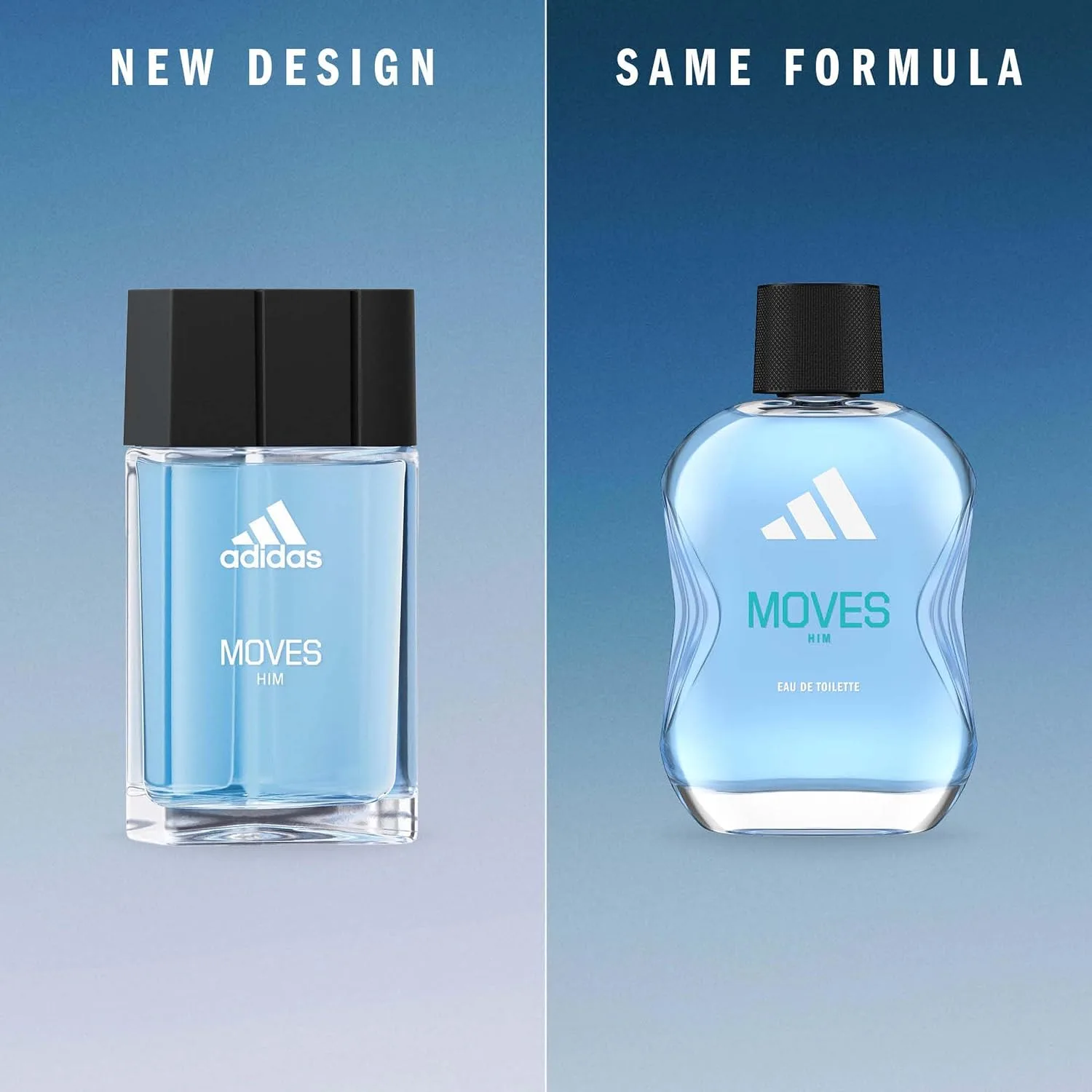 adidas Moves for Him Giftset including Eau de Toilette (50ml, 1.6fl oz.) and Body Fragrance (75ml, 2.5fl oz), Notes of Green Apple, Cedarwood, Musk, Men's Fragrance, Long Lasting, Sporty Fragrance