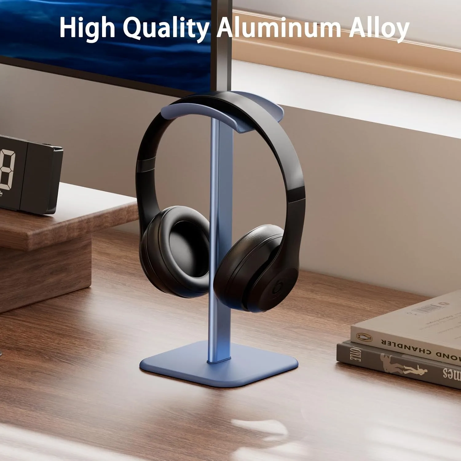 Headphone Stand for Desk - Headset Stand Headphone Holder (Blue)