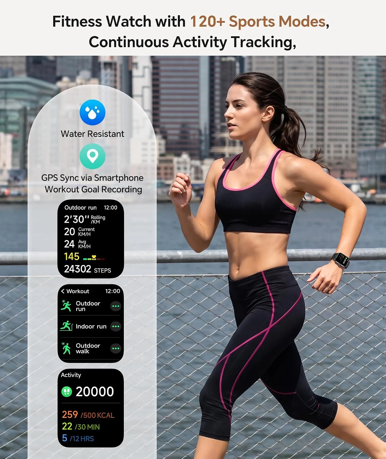 Smart Watch for Women/Men, Bluetooth Calling, Alexa built-in, iOS Android