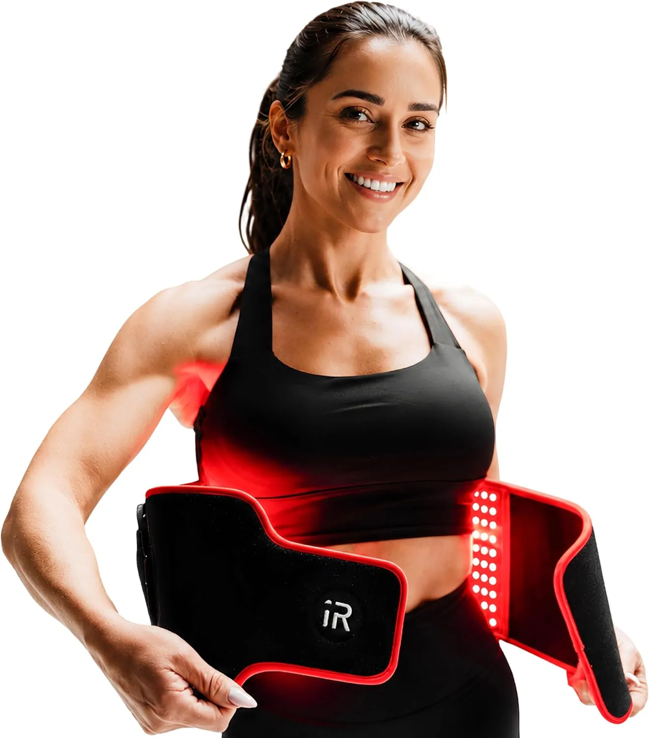 iRESTORE Red Light Therapy Belt for Back Pain and Shoulder Support - Infrared Red Light Therapy for Body with 3 Wavelengths, Wireless LED Belt for Waist, Stomach, Back, Knee, Wellness & Recovery