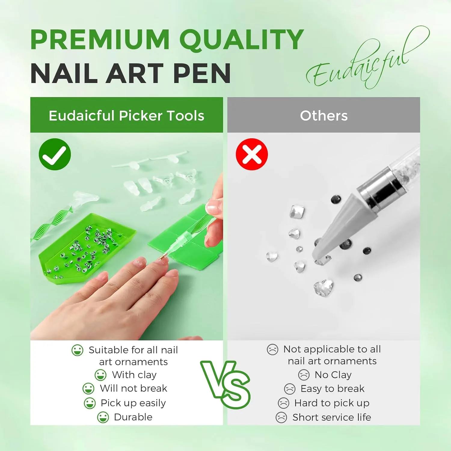 5.0 Pro Rhinestone Picker Tool Kit 16pcs, Bedazzling Pen | Diamond Art Tool