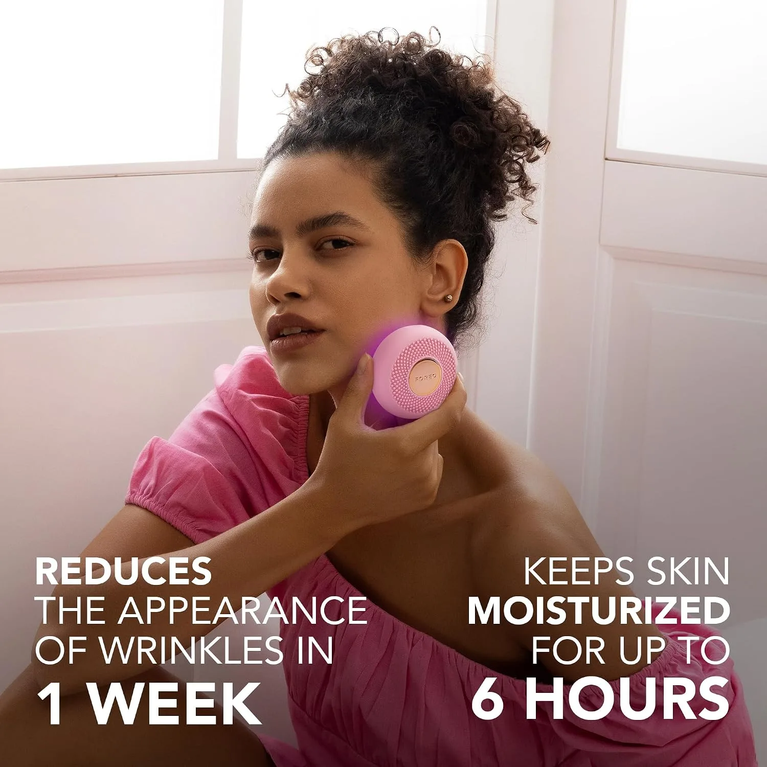 FOREO UFO 3 mini Face Mask Skincare - Face Moisturiser, Red Light