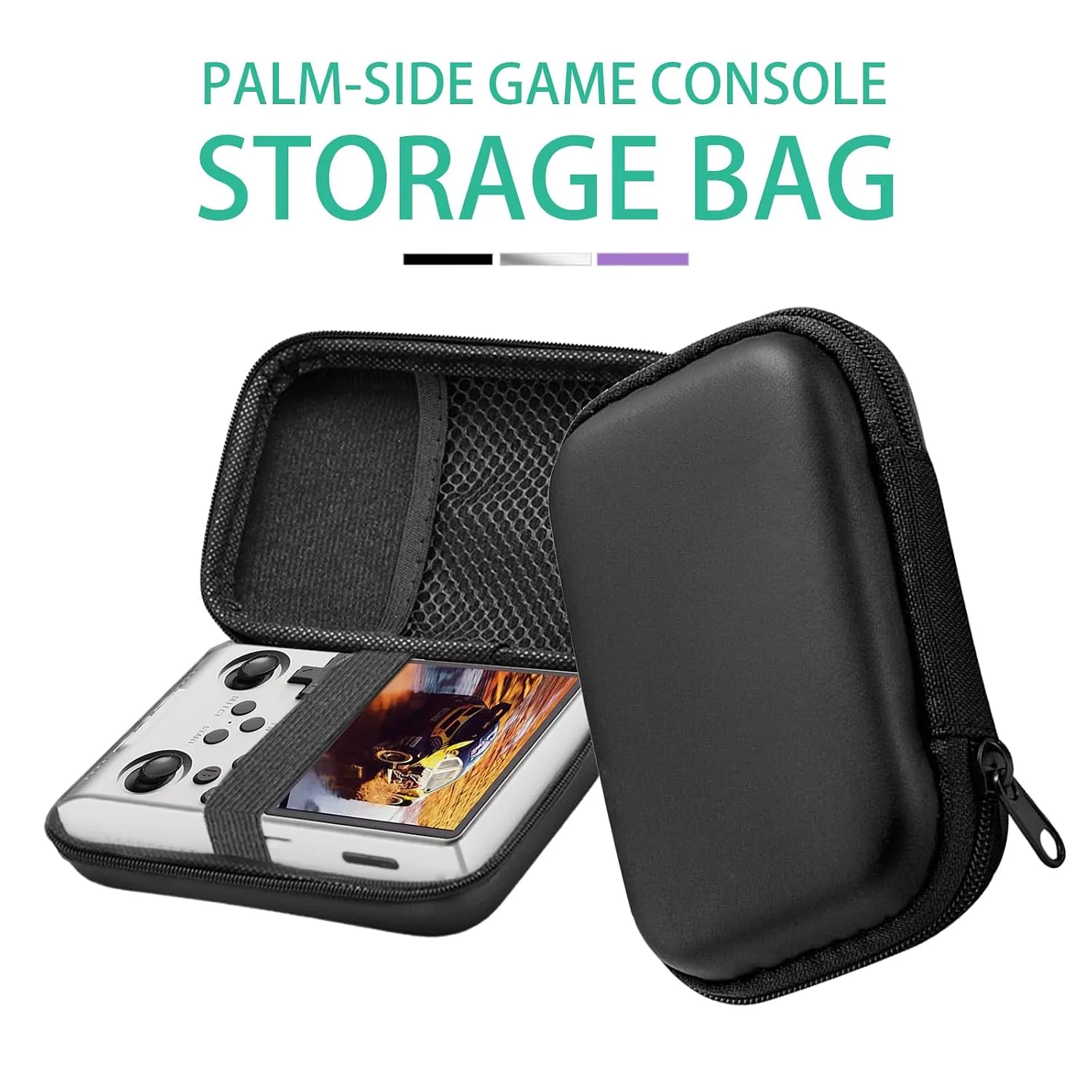 TEHAOUU Hard Storage Bag Compatible with R35S / R36S Bag Portable EVA Protective Case Gaming Console Cover Accessories