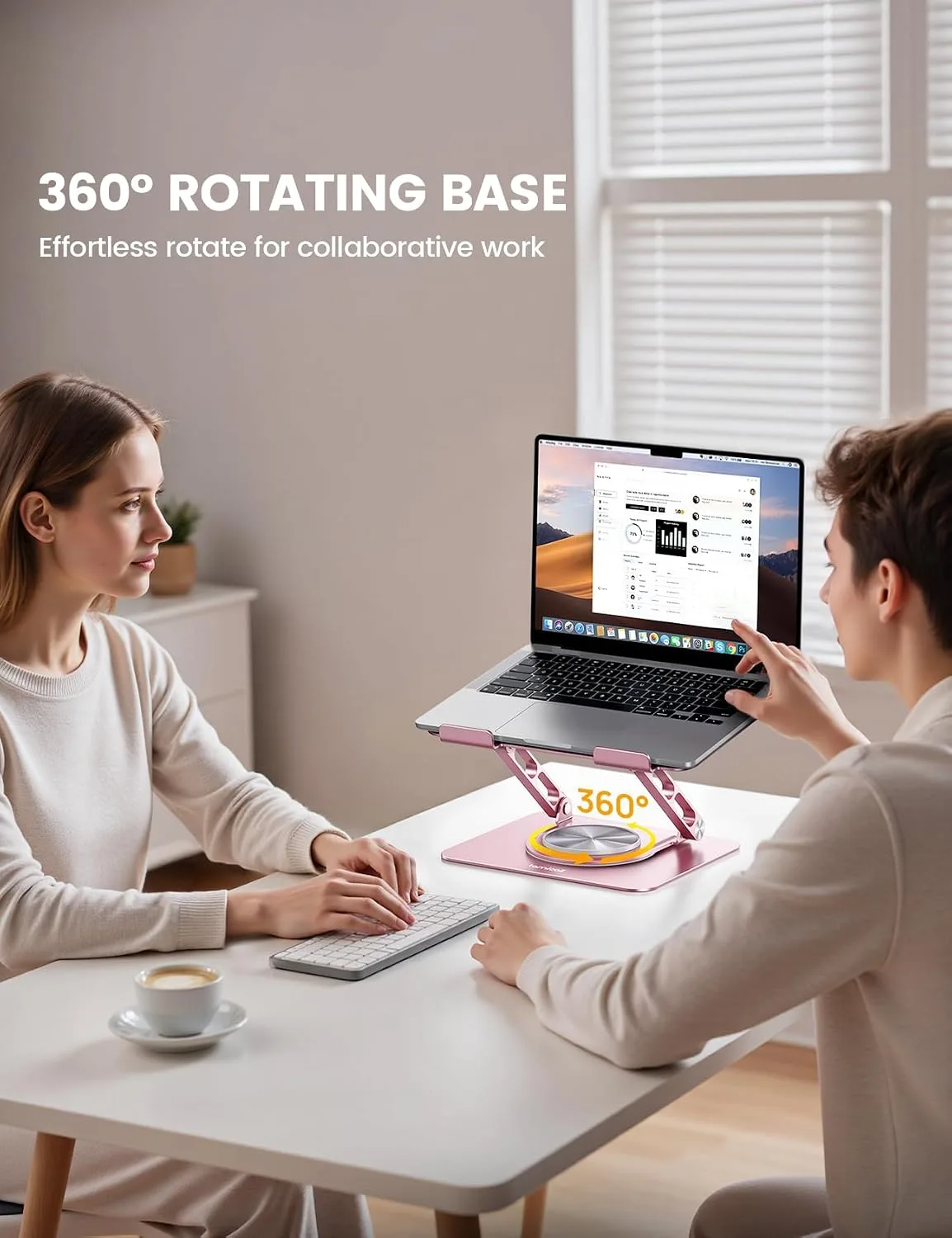 Lamicall Aluminum Laptop Stand for Desk for MacBook Neo Air Pro 10-17.3''