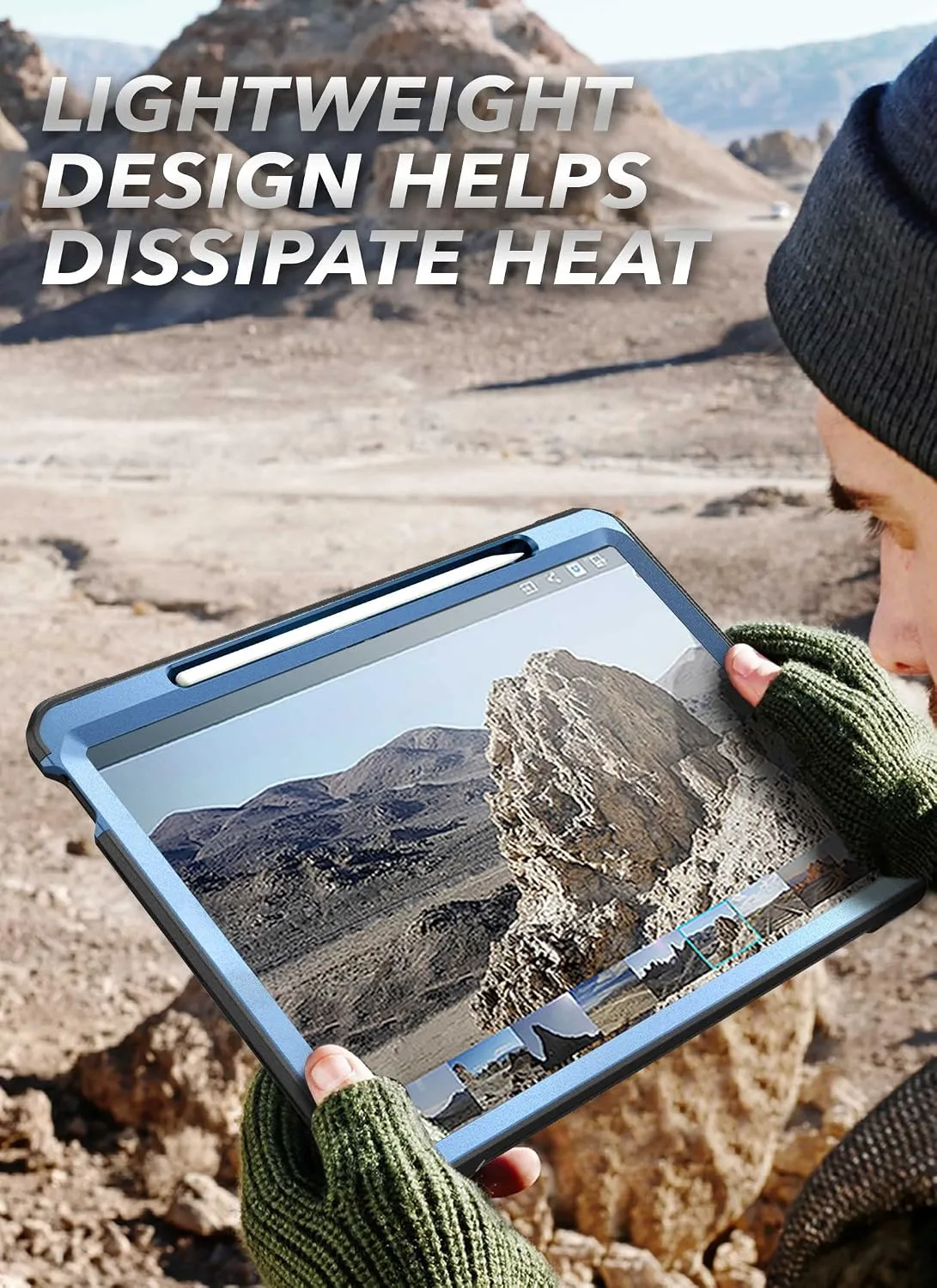 SUPCASE for iPad 11th Gen A16 11" 2025 Case with Screen Protector, Blue