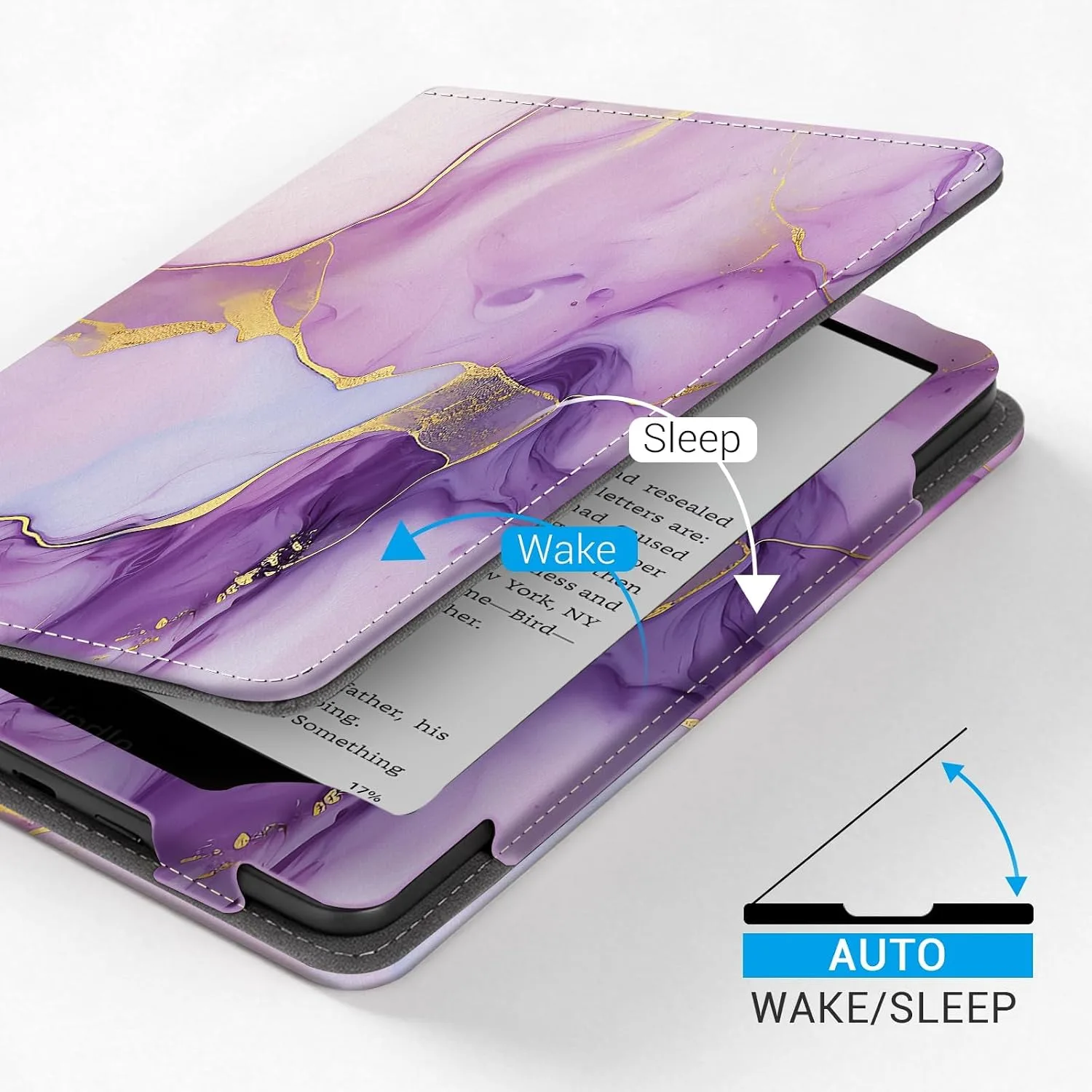 CoBak 6 Inch Case with Stand, not for iPad(A0J28), Amethyst Veins