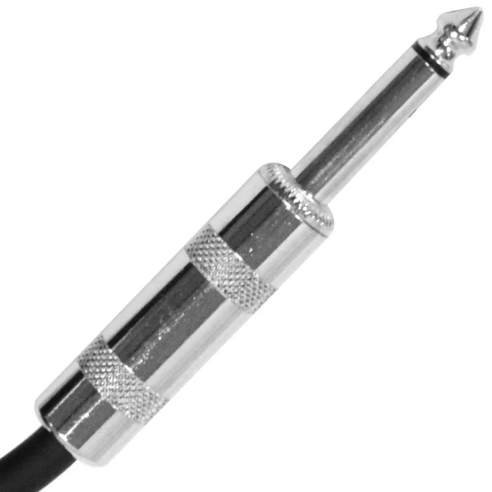 Seismic Audio SASTSX-3Red-6PK 3-Feet TS 1/4-Inch Guitar, Instrument, or Patch Cable, Red
