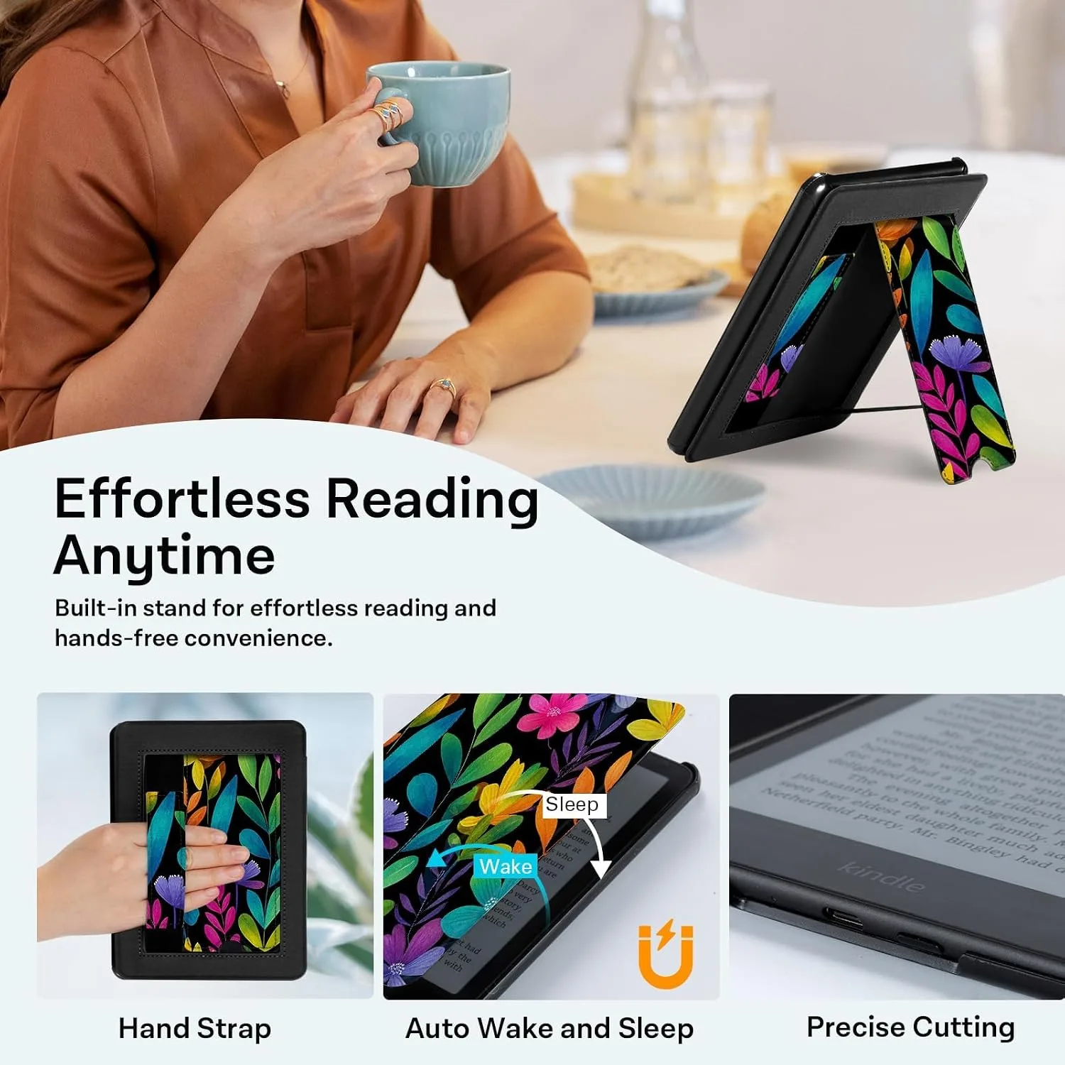 CoBak Case for 7" Kindle Paperwhite 12th Gen 2024 and Kindle Colorsoft