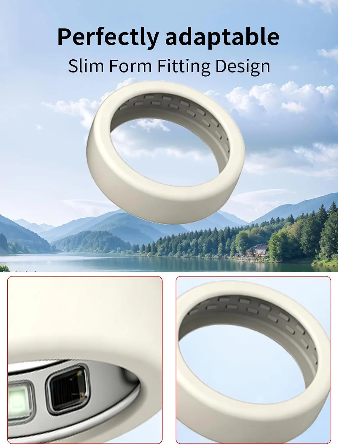 for OURA Ring5 Silicone Ring Protector Case.(Size:6~9)