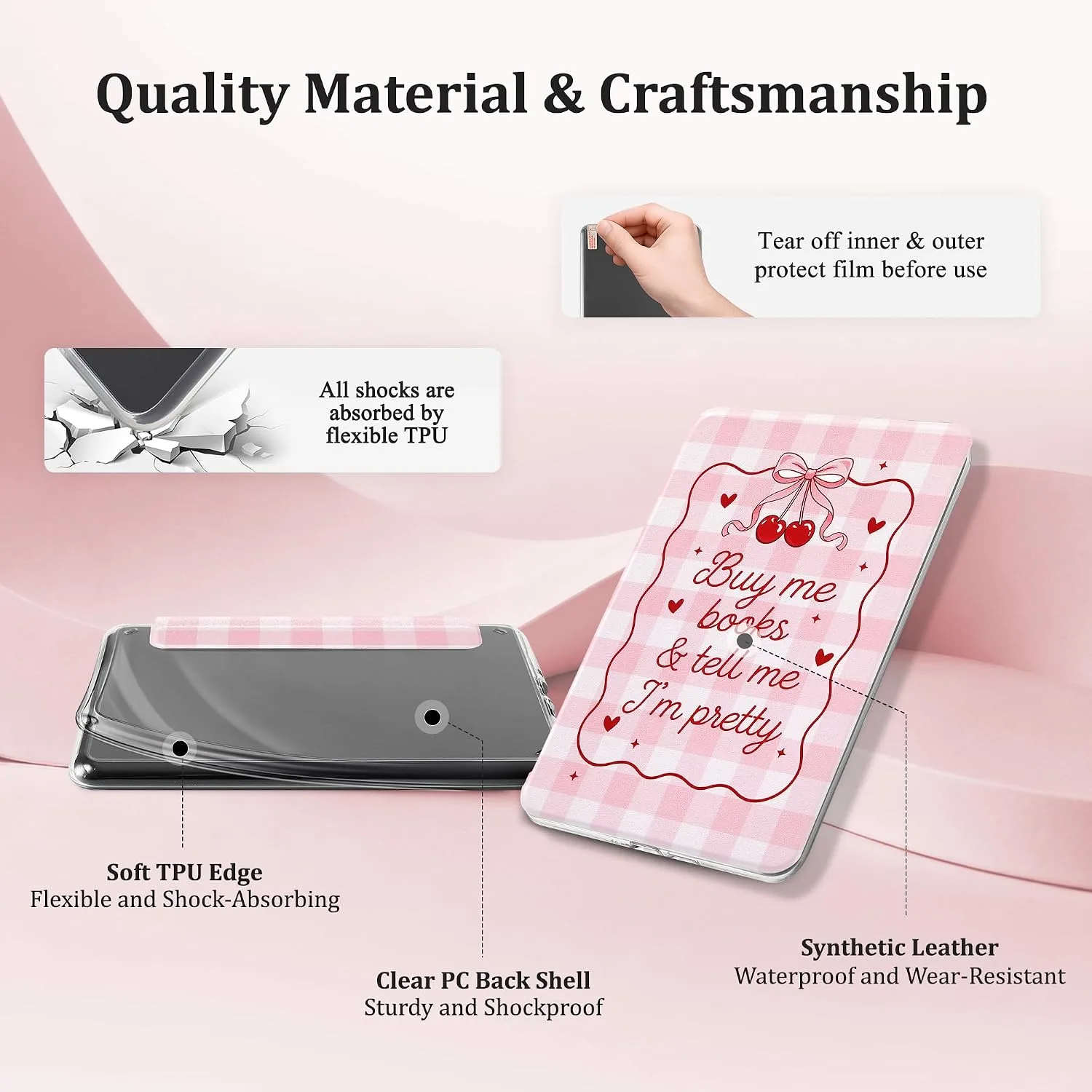 SESENSE Magnetic Case for 7'' Kindle Paperwhite 12th Gen 2024 & Colorsoft