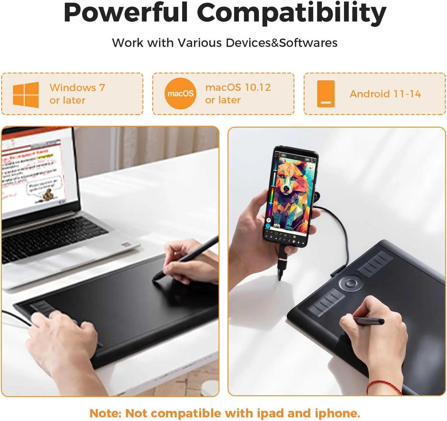 GAOMON M10K Drawing Tablet, 10x6 with Touch Ring, 10 Keys & 8192 Pressure
