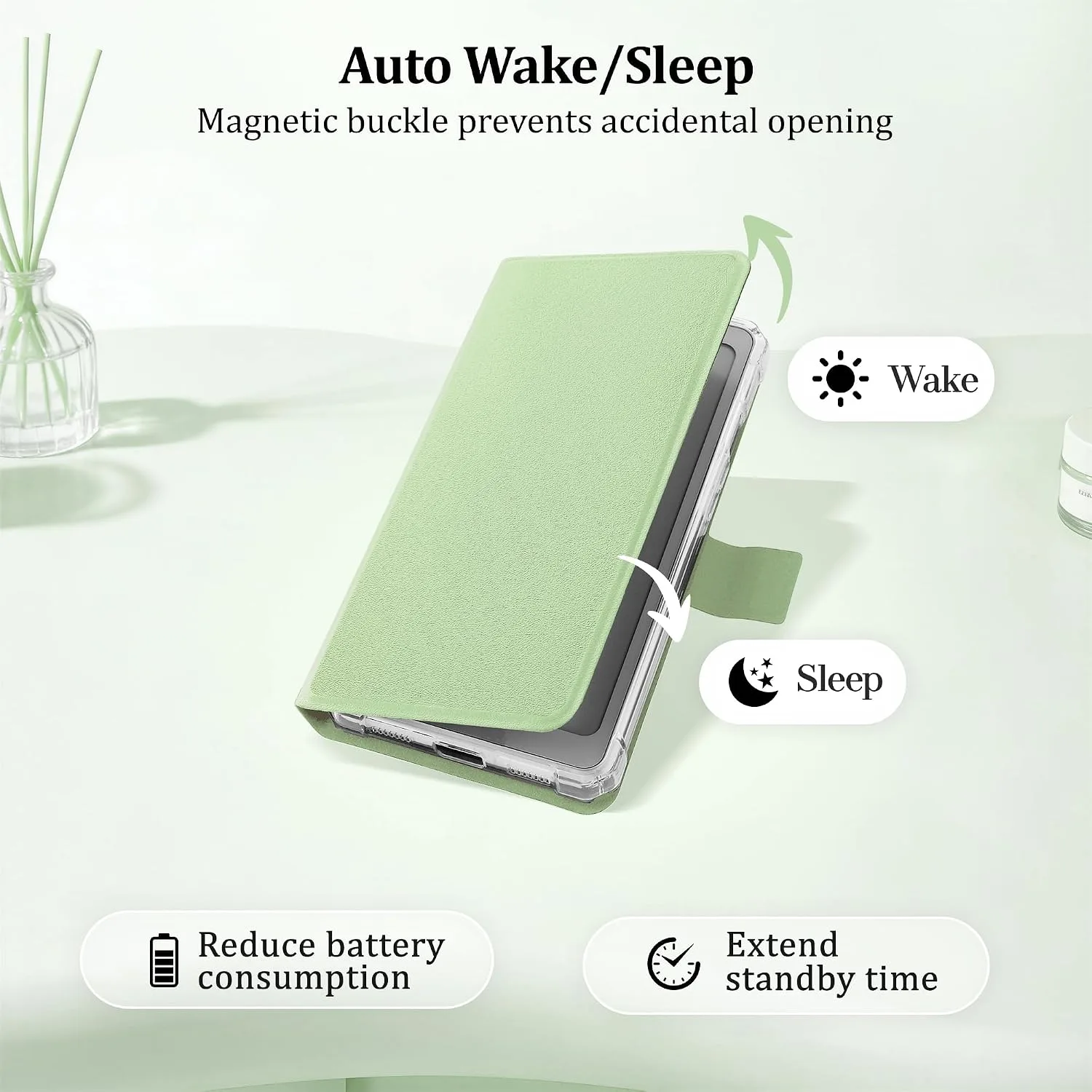 2in1 Case for Onyx BOOX Palma 2 Magnetic Detachable Folio Cover