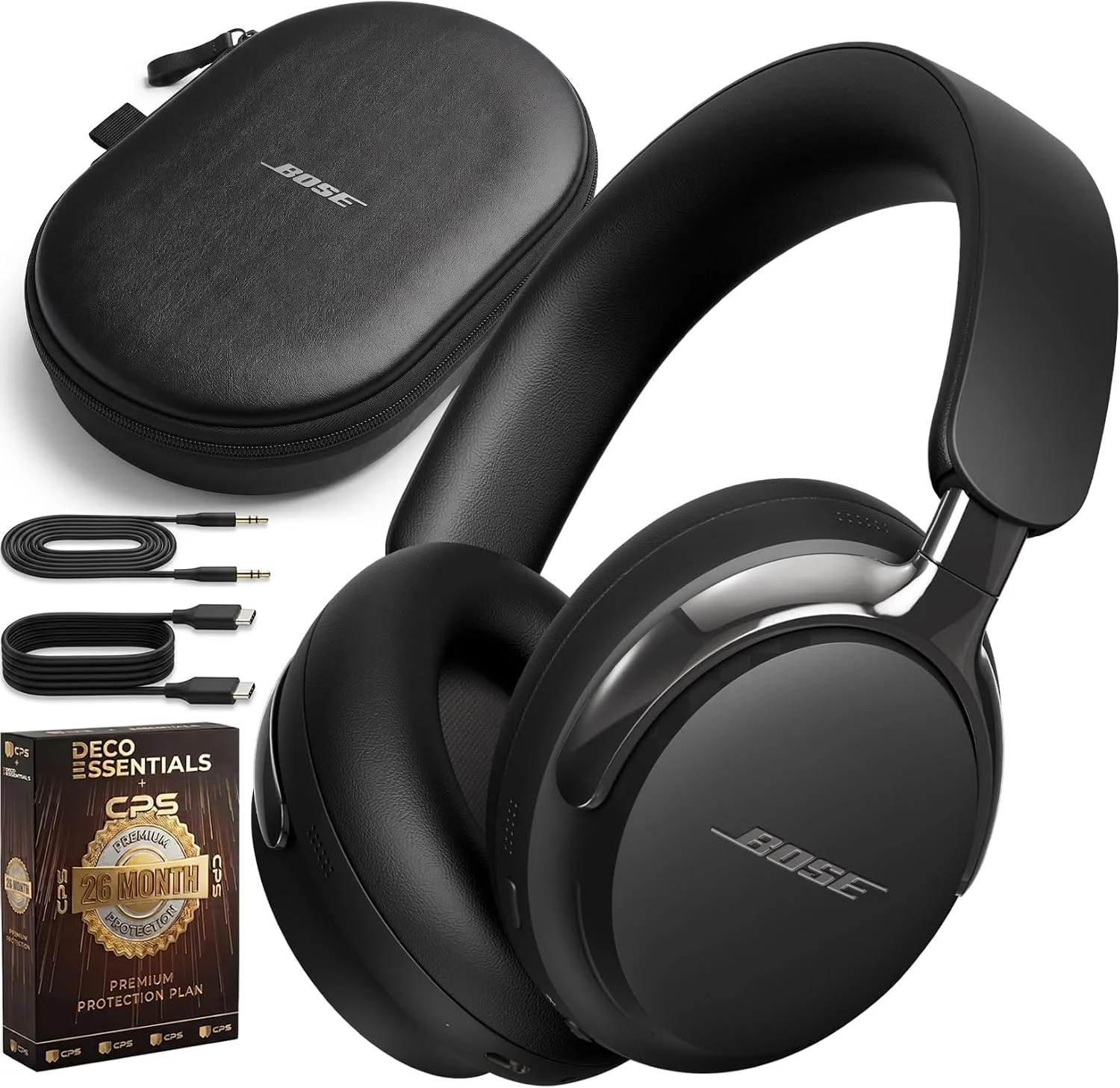 Bose QuietComfort Ultra Headphones 2nd Gen Over-Ear Wireless Bundle