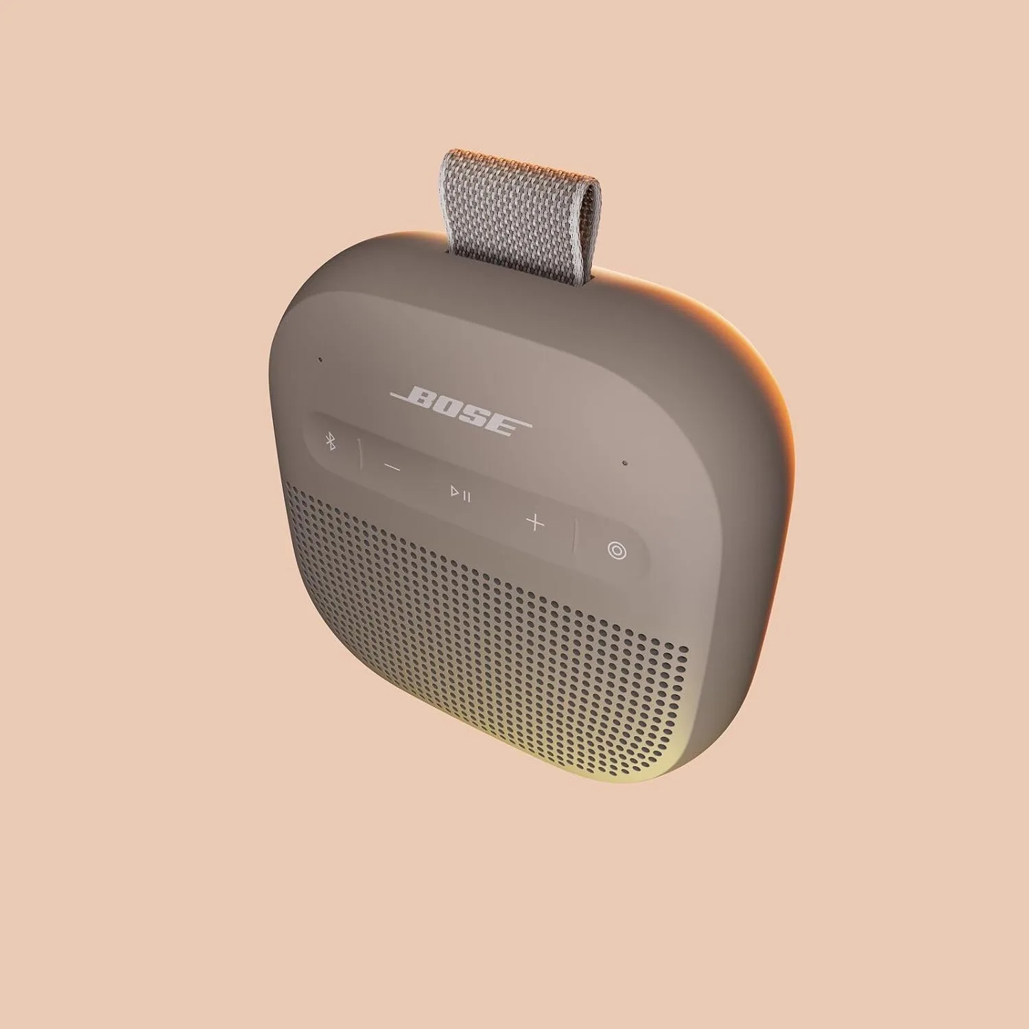 Bose SoundLink Micro Portable Bluetooth Speaker (2nd Gen), Wireless Outdoor Speaker, Up to 12 Hours Battery Life, Waterproof and Dustproof, Sandstone