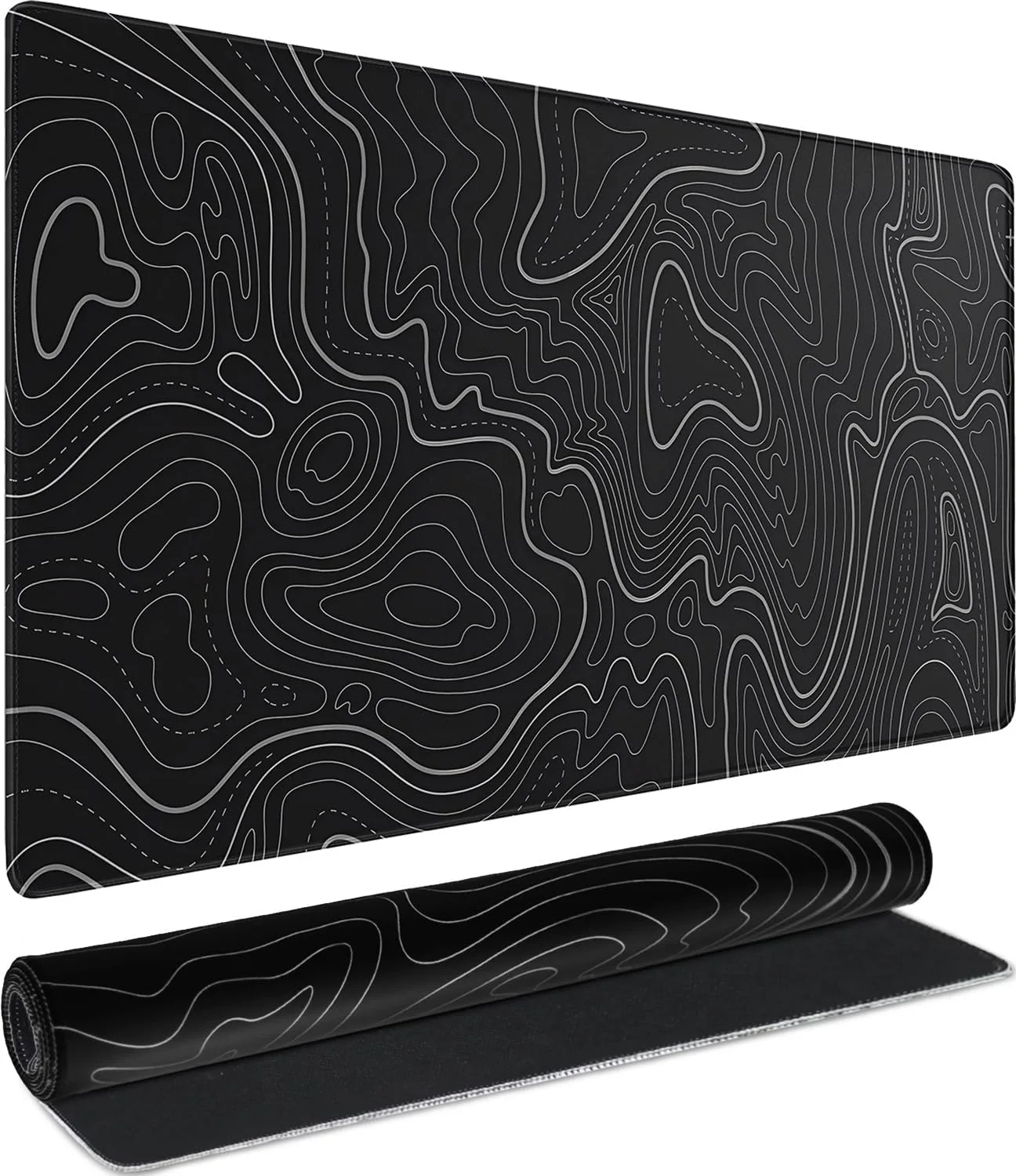 Mouse Pad Grande para Gaming Areylo 80x40 cm Impermeable con Bordes Cosidos