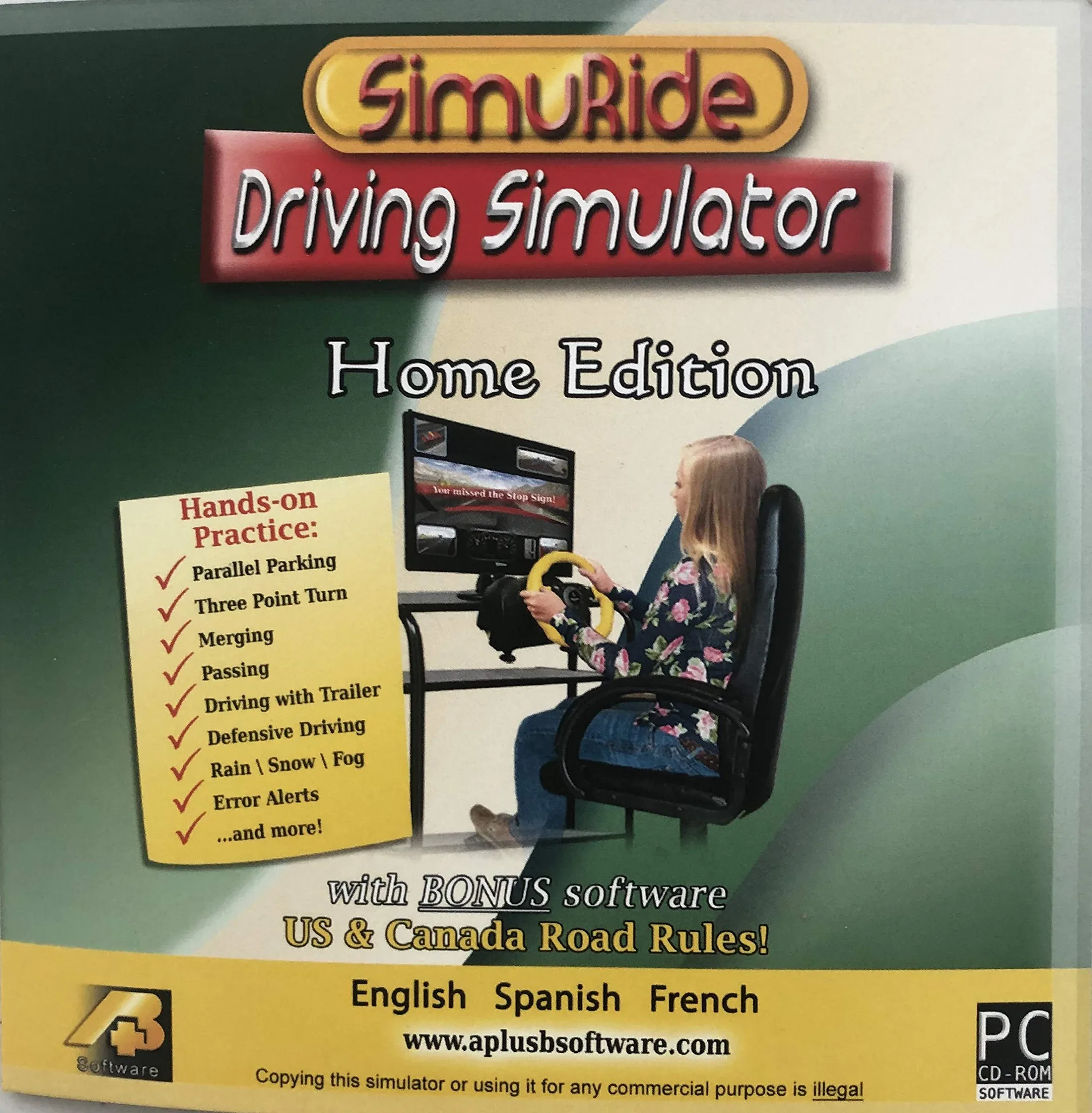 Software Simulador de Conducción SimuRide 2013 Edición Profesional