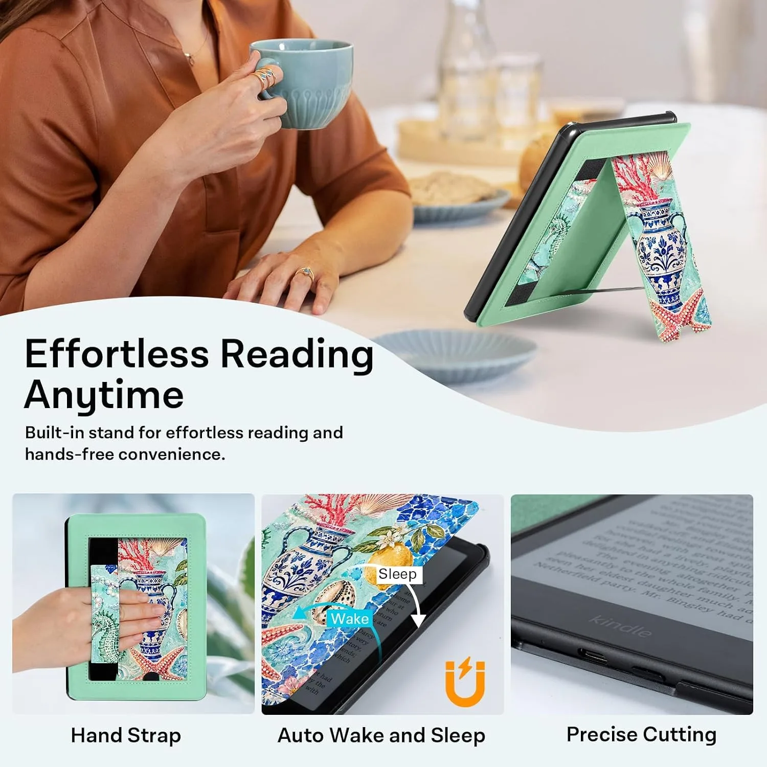 CoBak Case for 7" Kindle Paperwhite 12th Gen 2024 and Kindle Colorsoft