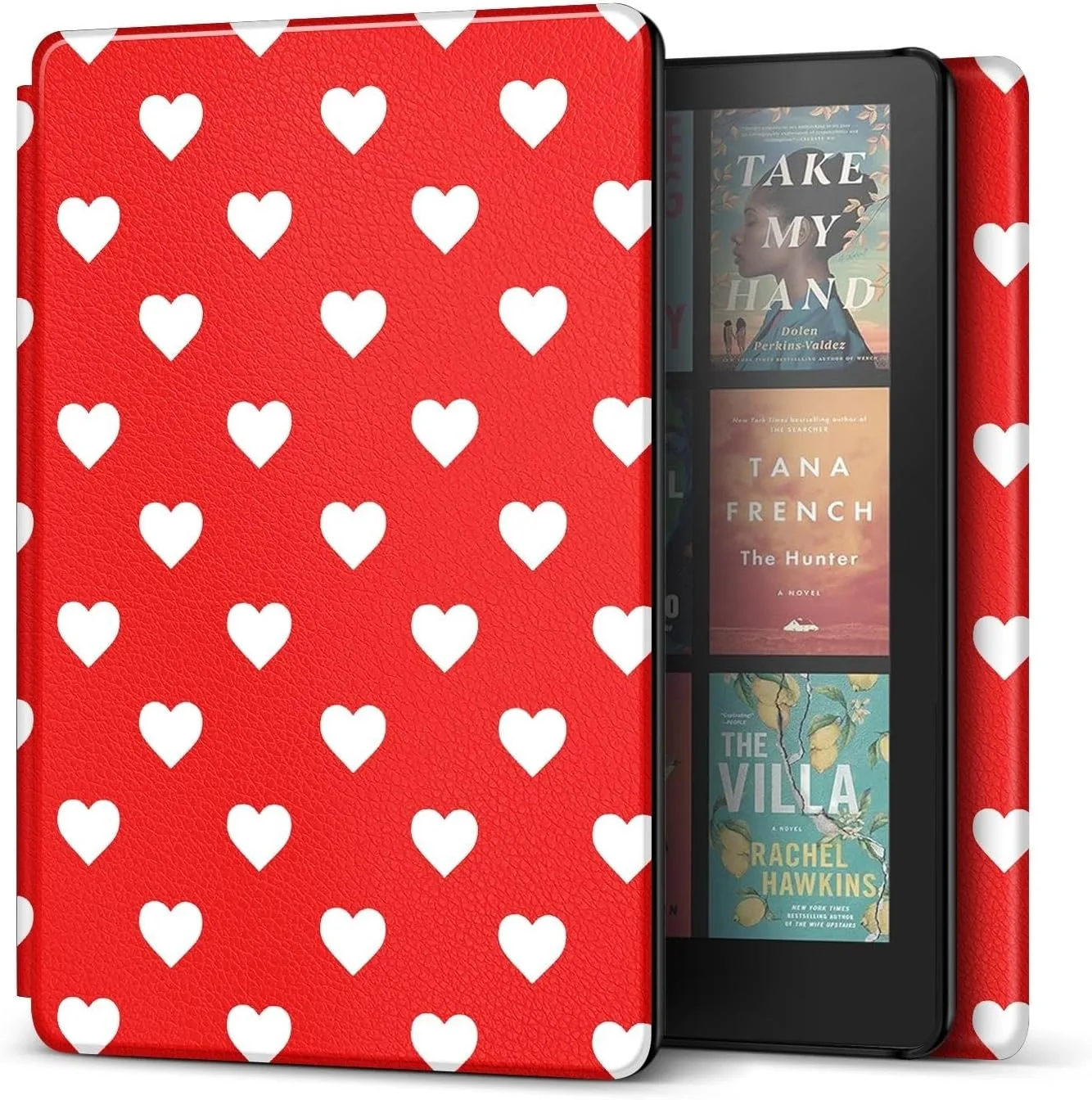 TNP Kindle Paperwhite 12th Gen Case Colorsoft 7-Inch Cover White Love Heart