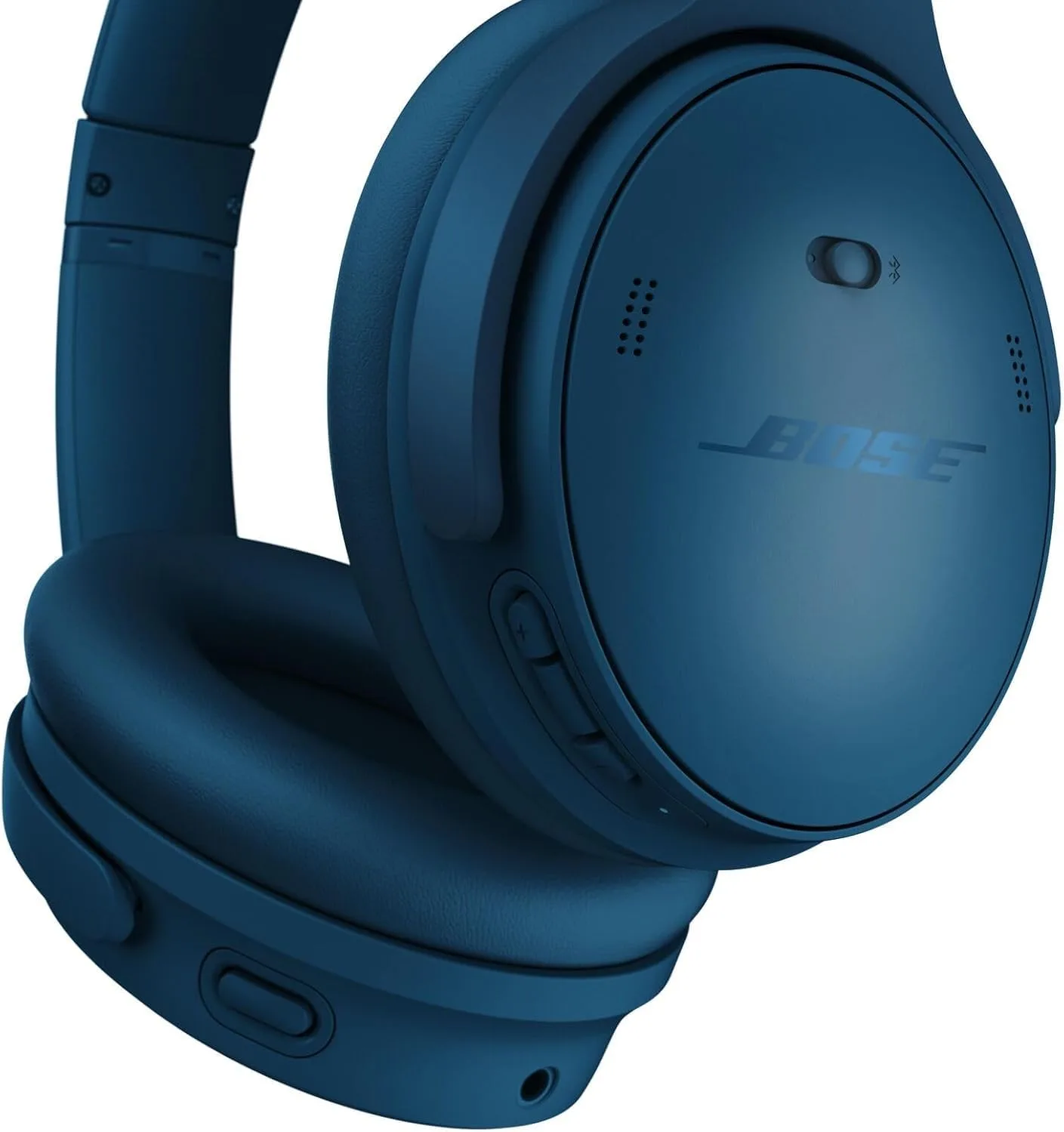 Bose QuietComfort Headphones Bundle with Fast Charger - Wireless Bluetooth Over-Ear Noise Cancelling Headphones with Mic, USB-C Charging, Deep Bass, Up to 24 Hours Playtime (Twilight Blue)