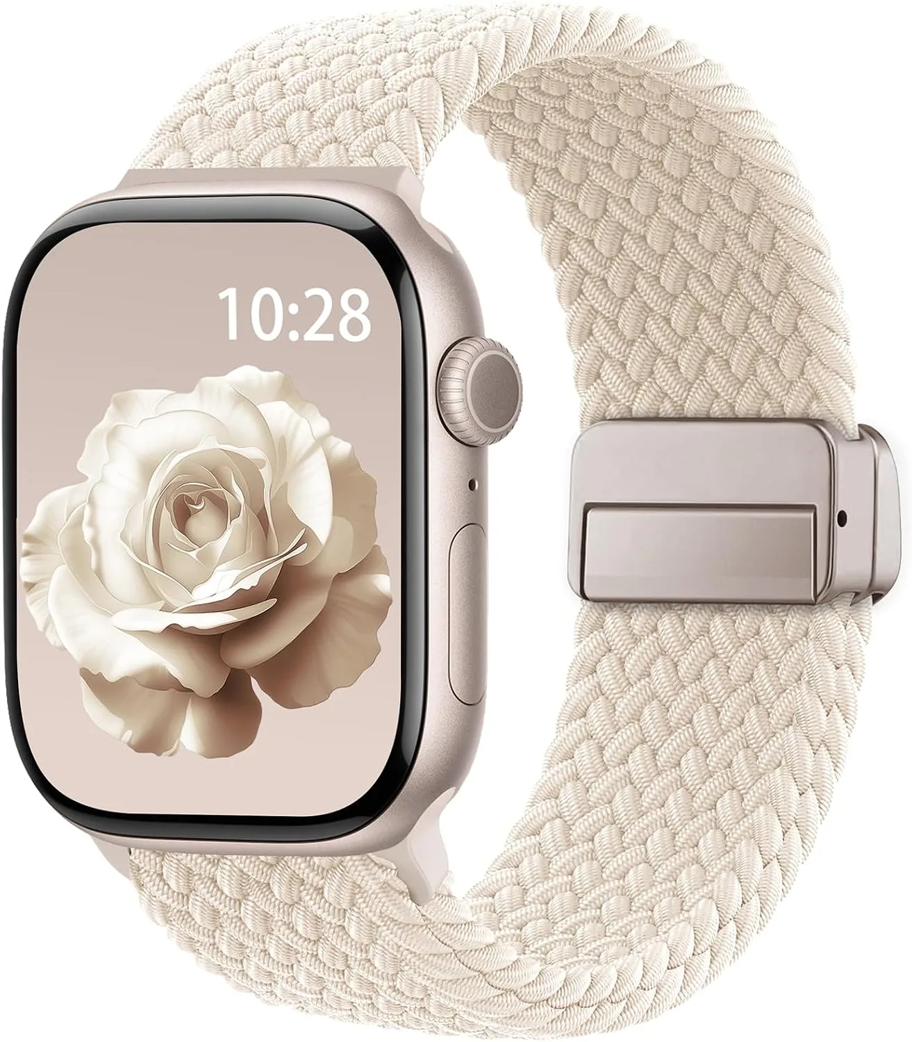 Correa deportiva magnética trenzada para Apple Watch unisex