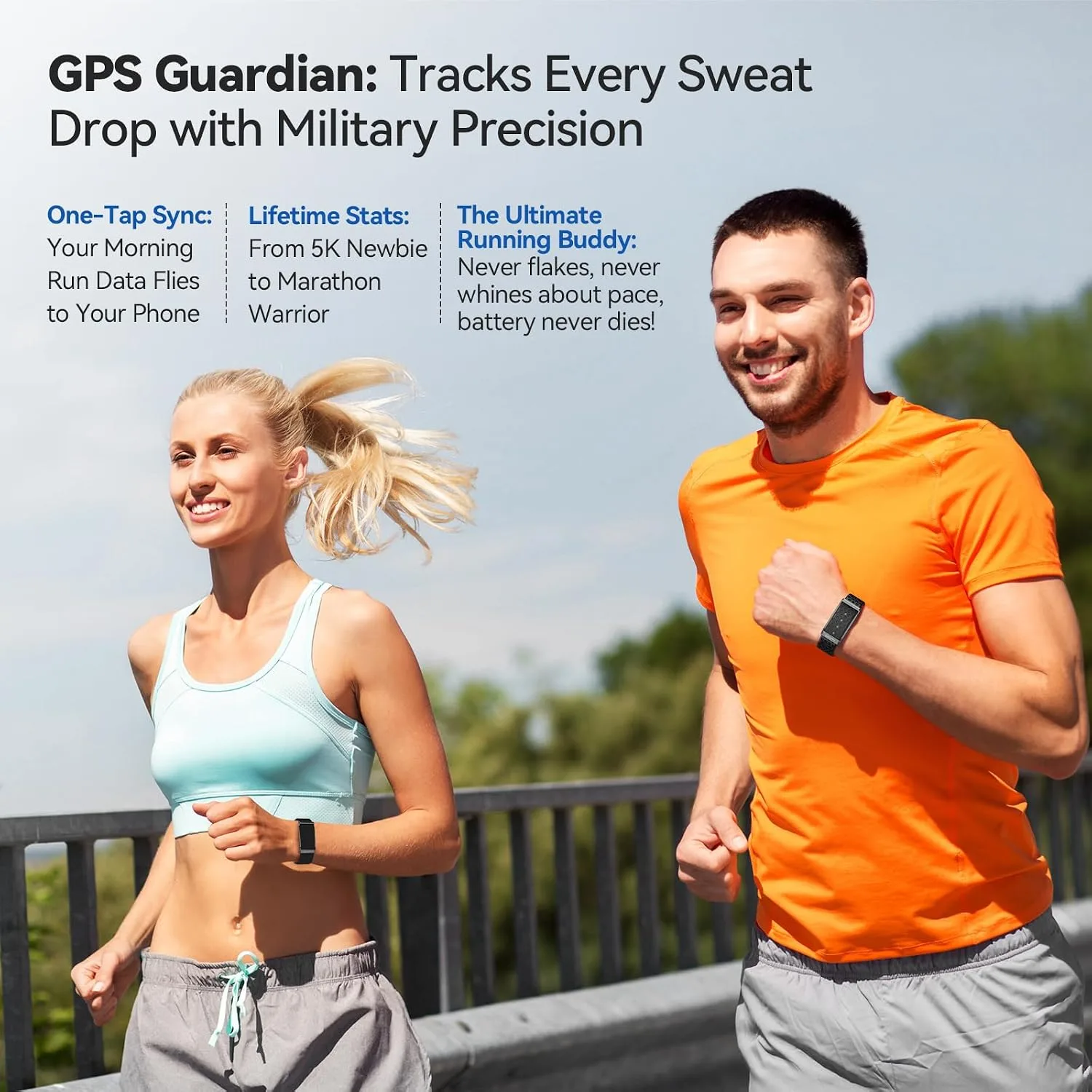 EnergyPort Fitness Tracker,Wearable Health Smart Bracelet Band with Blood Oxygen 170+ Sport Mode 60-Day Battery,Lifetime Membership,Activity Tracking Heart Rate Sleep Monitor for Android iOS,2 Bands