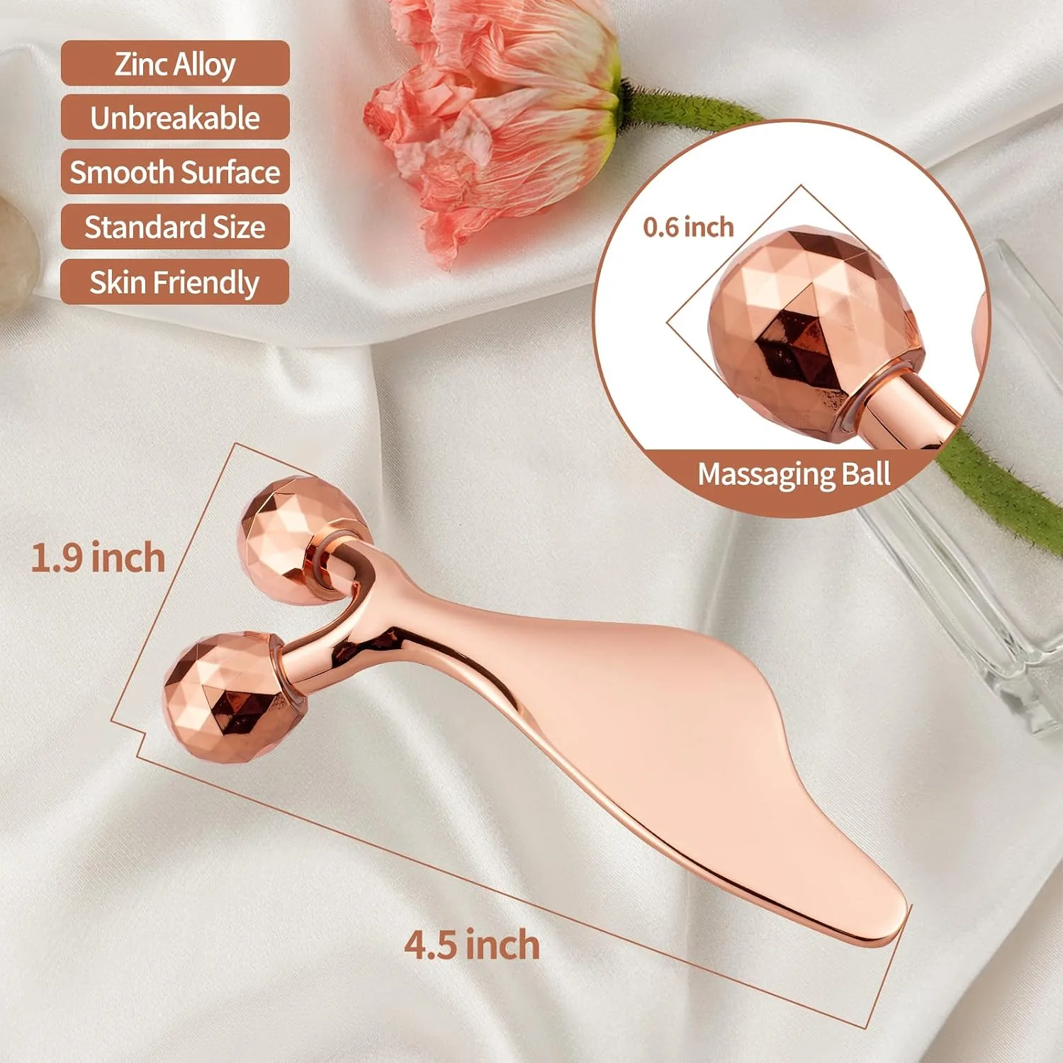 Running man 3D Face Roller for Face, Neck & Eyes, Facial Massage Tool