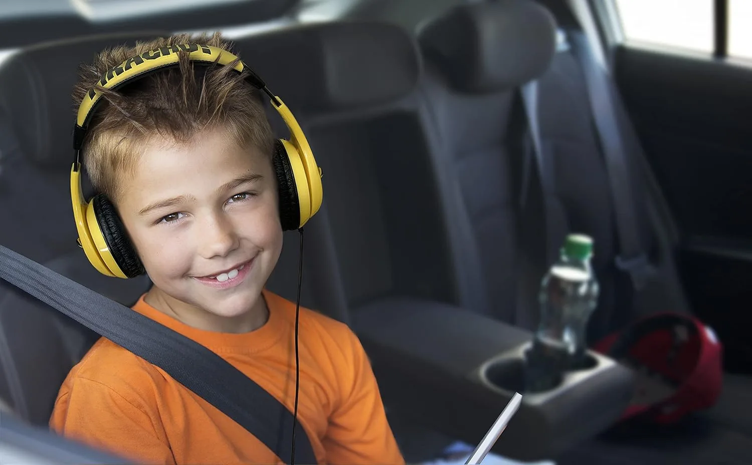 eKids Pokemon Pikachu Wired Kids Headphones, Adjustable, Stereo Sound, 3.5Mm Jack, Tangle-Free, Volume Control, Children's Headband On Ear for School Home, Travel