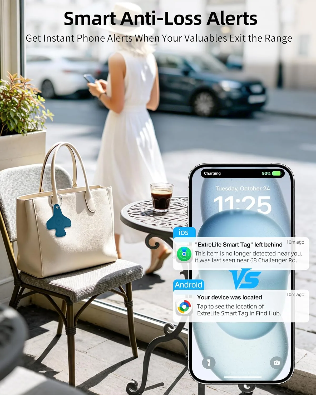 Luggage Tag, Built-in Smart Bluetooth Tracker, Plane Travel Essentials