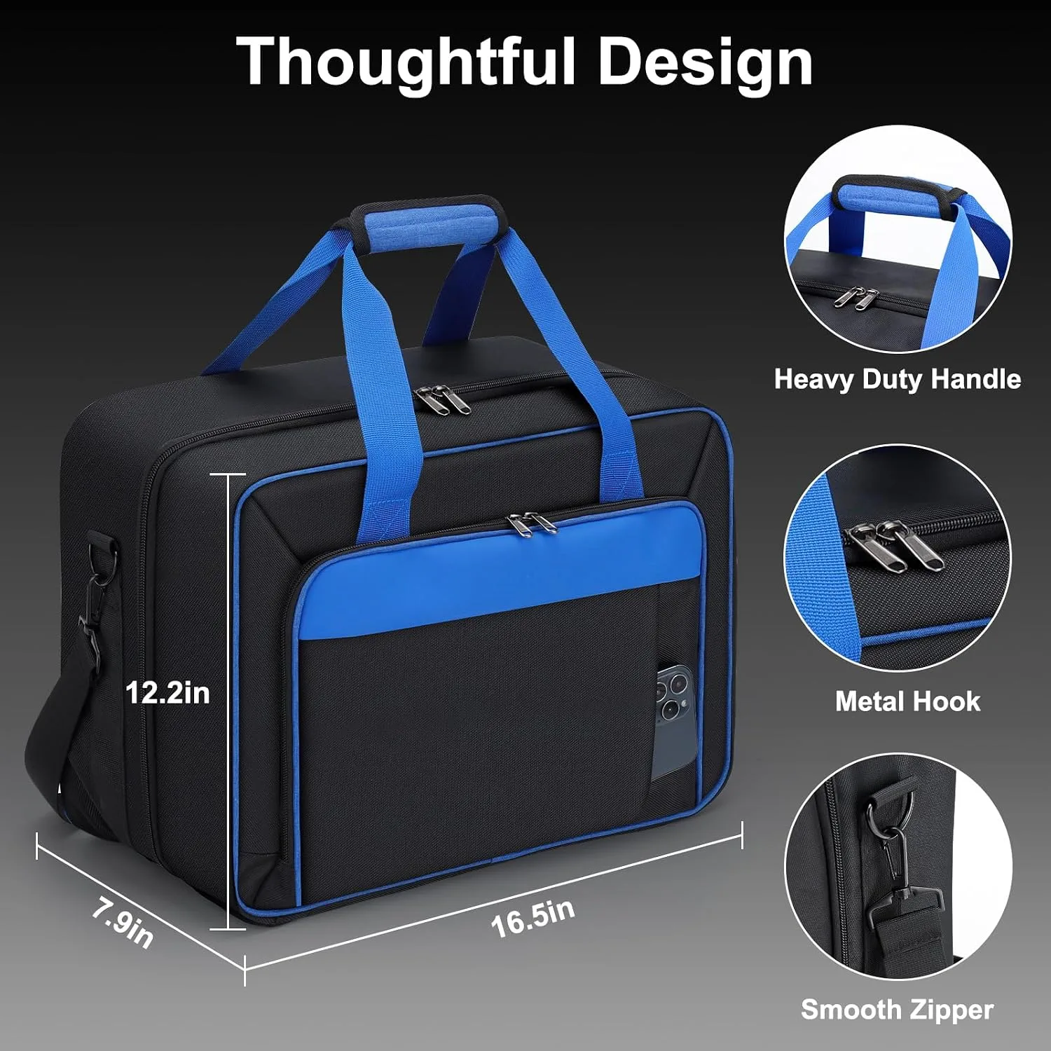 GDNasist Carrying Case Compatible with PS5/PS5 Pro/PS5 Slim