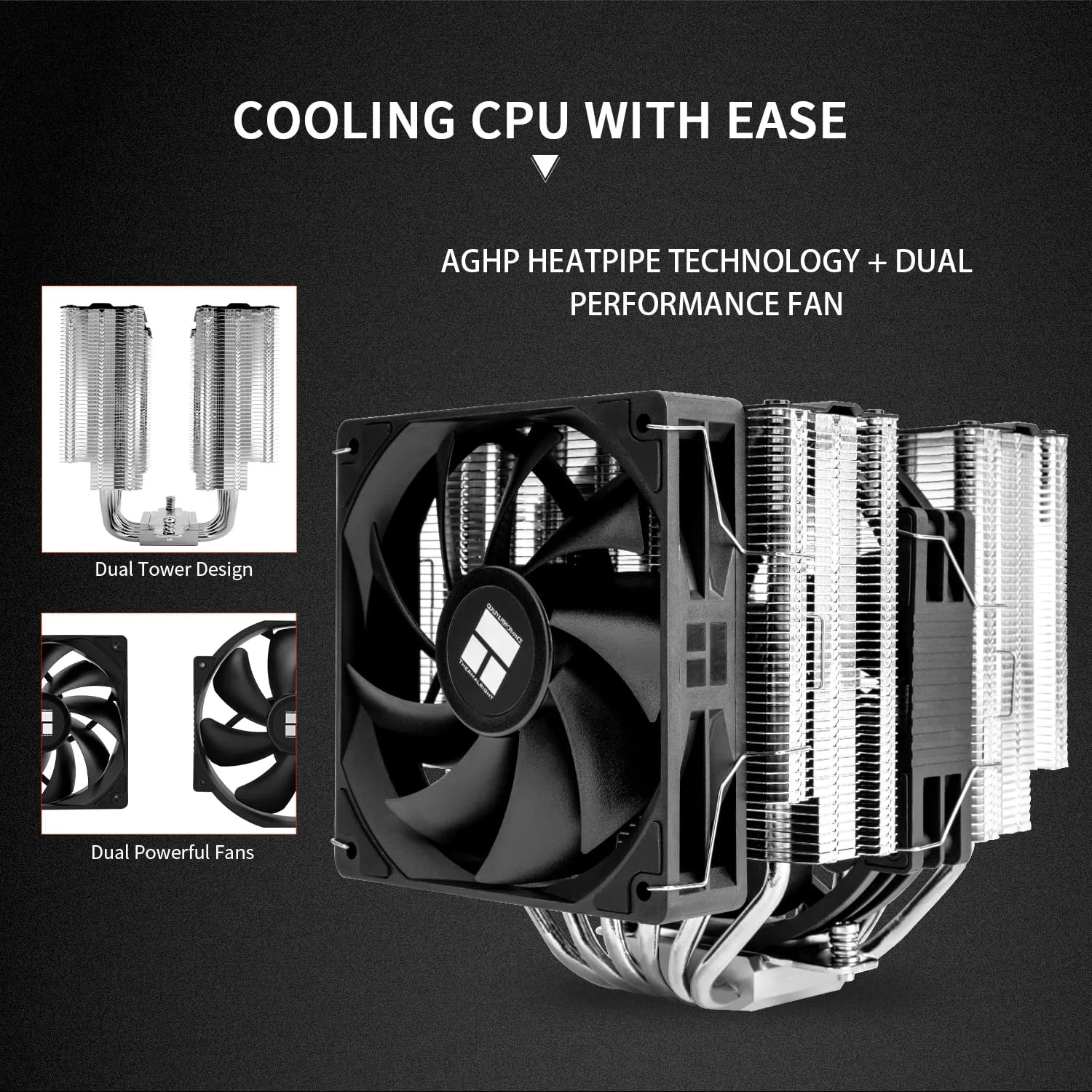 Thermalright Peerless Assassin 140 SE CPU Cooler, Dual Towers 6 Heat Pipes
