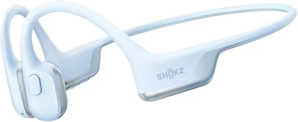 SHOKZ OpenRun Air 2 Bone Conduction Open-Ear Bluetooth Headphones，Blue