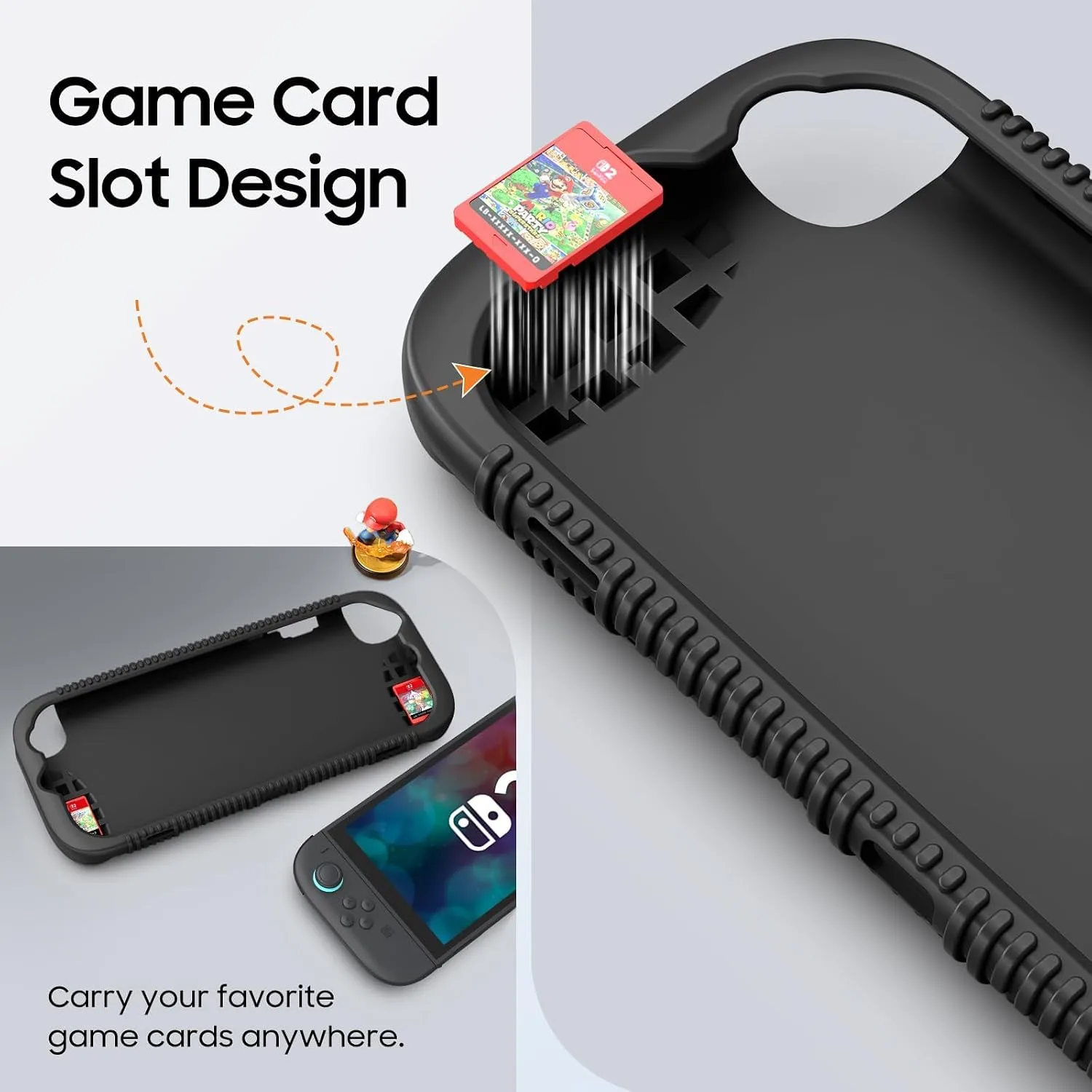FINTIE Soft Silicone Protective Case for Nintendo Switch 2 (2025) 7.9-inch