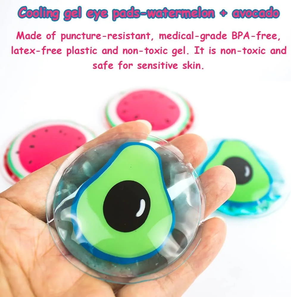 Hot and Cold Eye Pads, Reusable Eye Patches