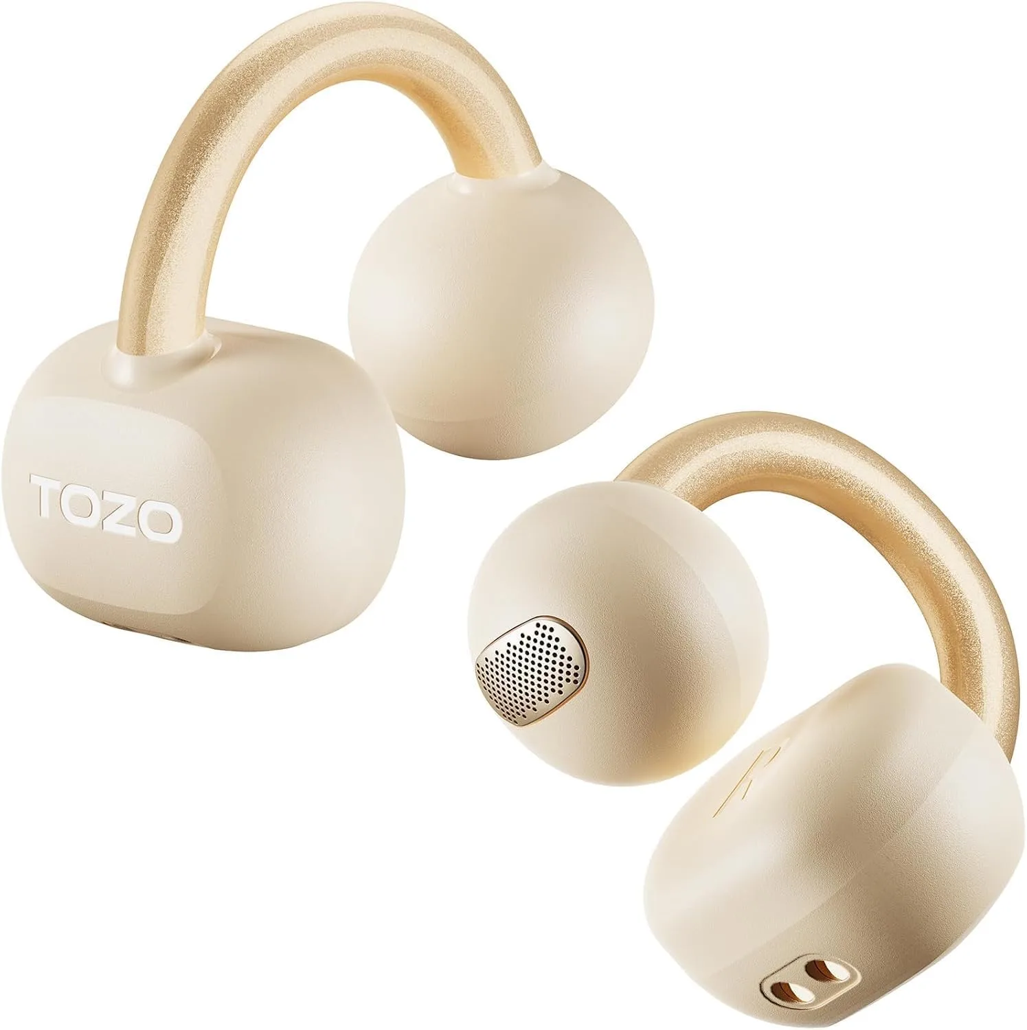 TOZO OpenEarRing Open Ear Earbuds 40H Bluetooth 5.4 Lightweight Comfort