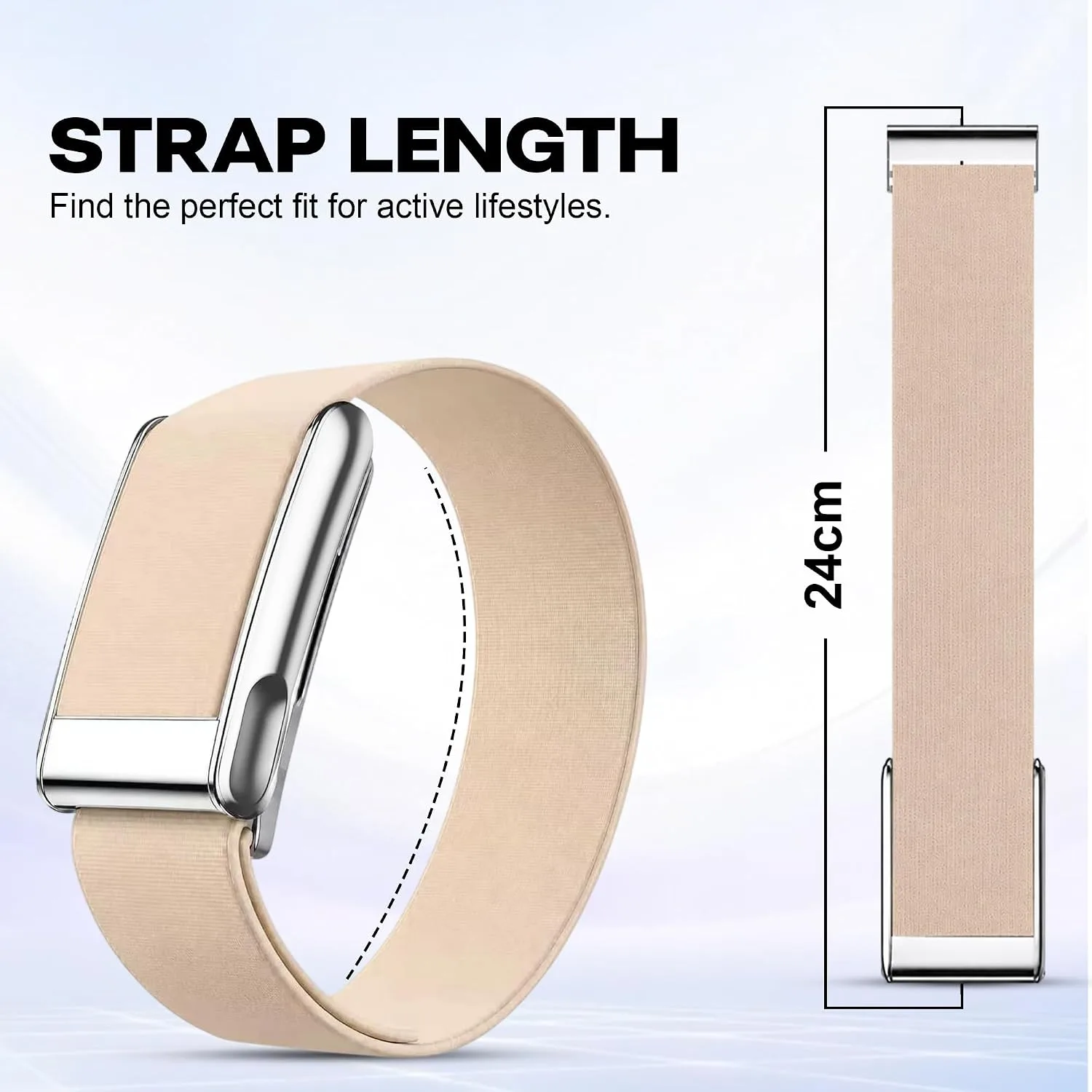 DADO HydroKnit Waterproof Nylon Sport Band Compatible with WHOOP 5.0, One, Peak, and Life | Elastic, Fast-Drying, Water-Resistant, and Comfortable Strap for Active Lifestyles