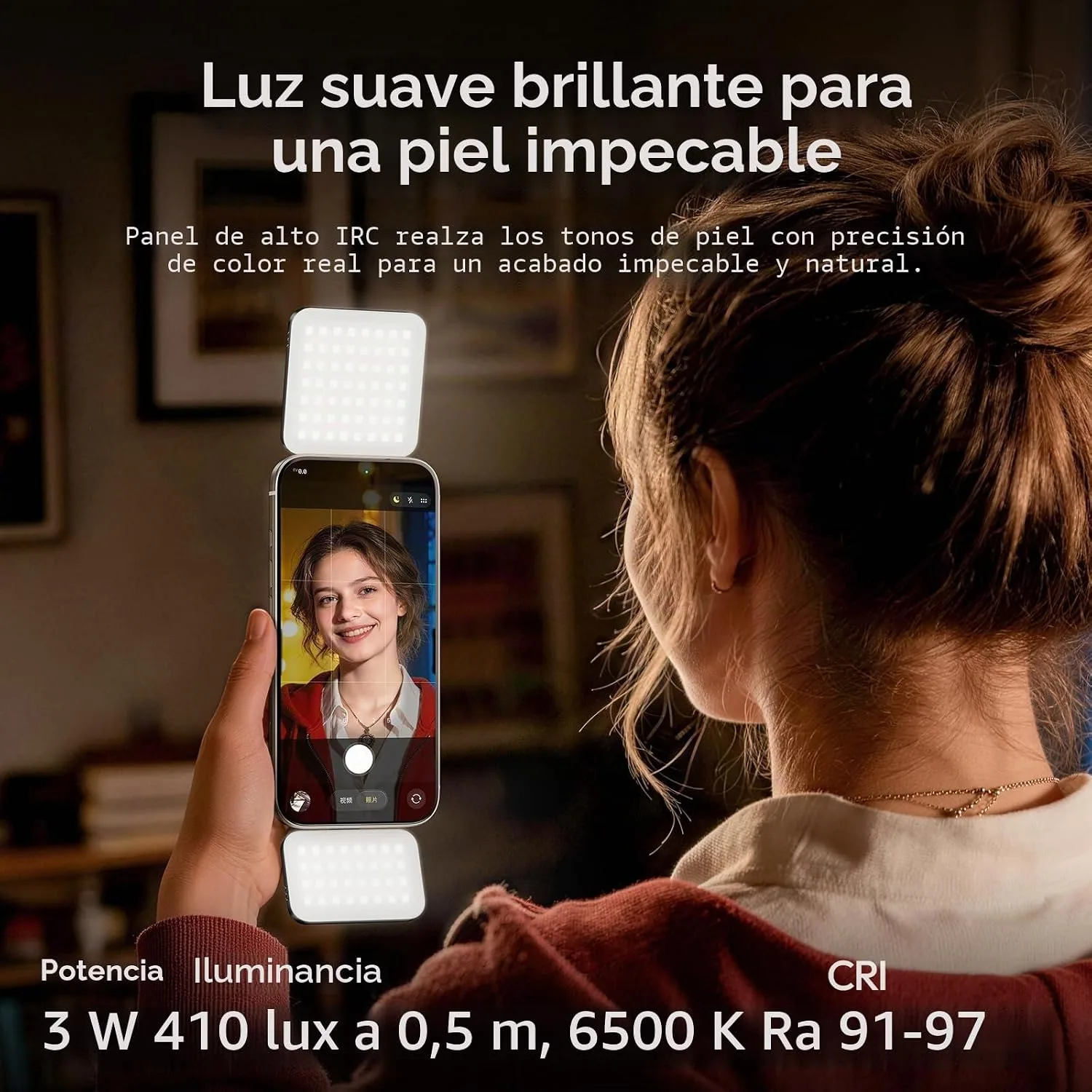 ULANZI GL01 Magnetic Phone Light LED Selfie Light for iPhone Android