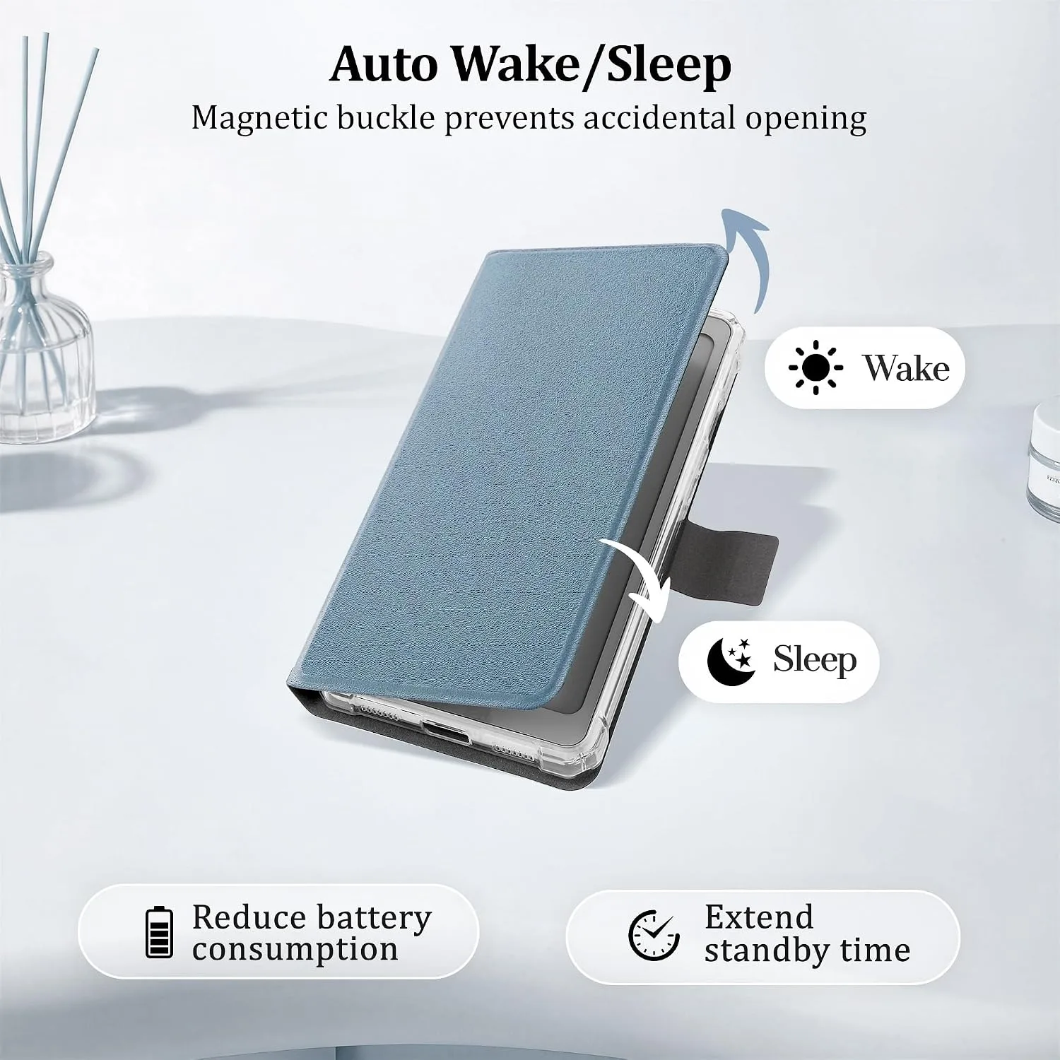 2in1 Case for Onyx BOOX Palma 2 Magnetic Detachable Folio Cover