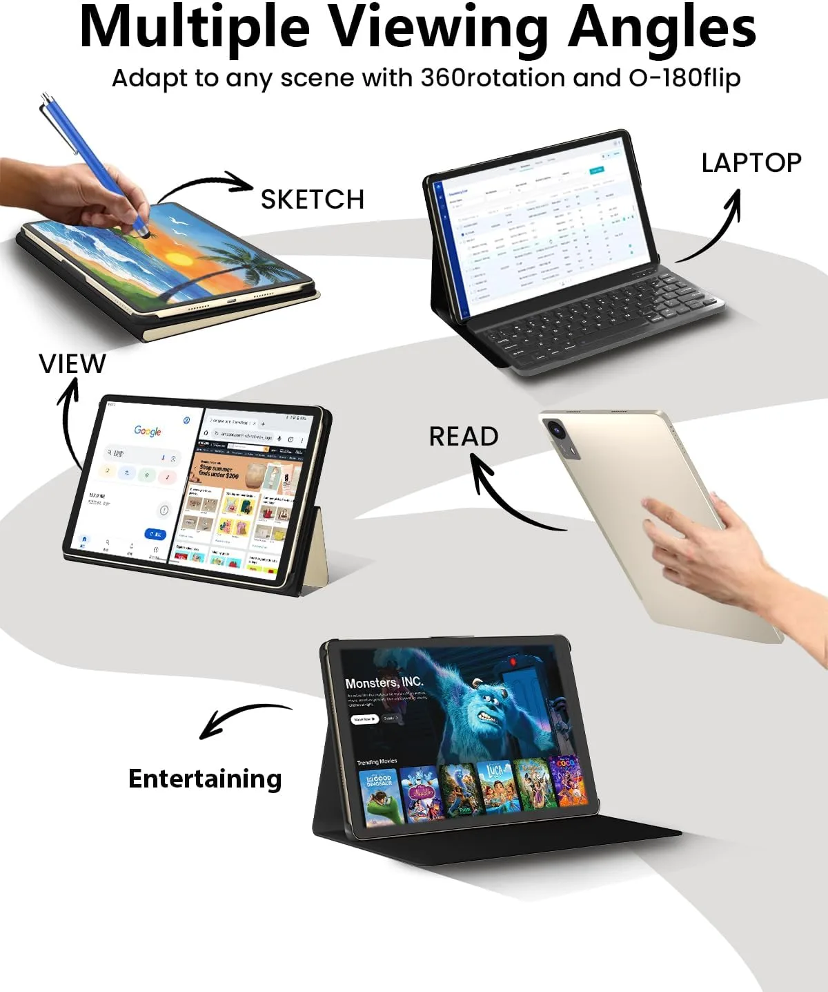 11-inch Android 16 Tablet, 32GB RAM + 128GB ROM (1TB Expand), T7280