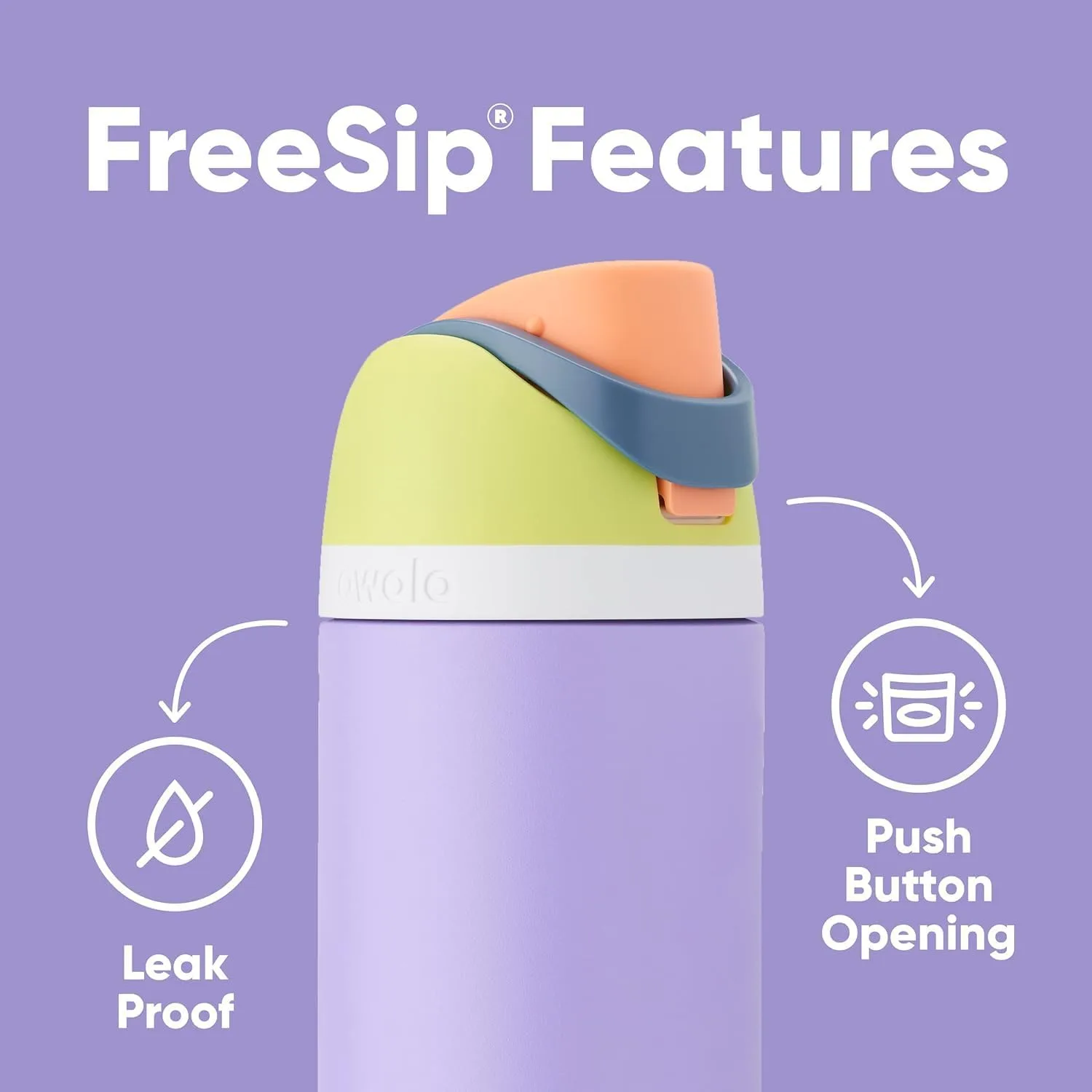 Owala FreeSip Stainless Steel Water Bottle 40 oz Candy Store
