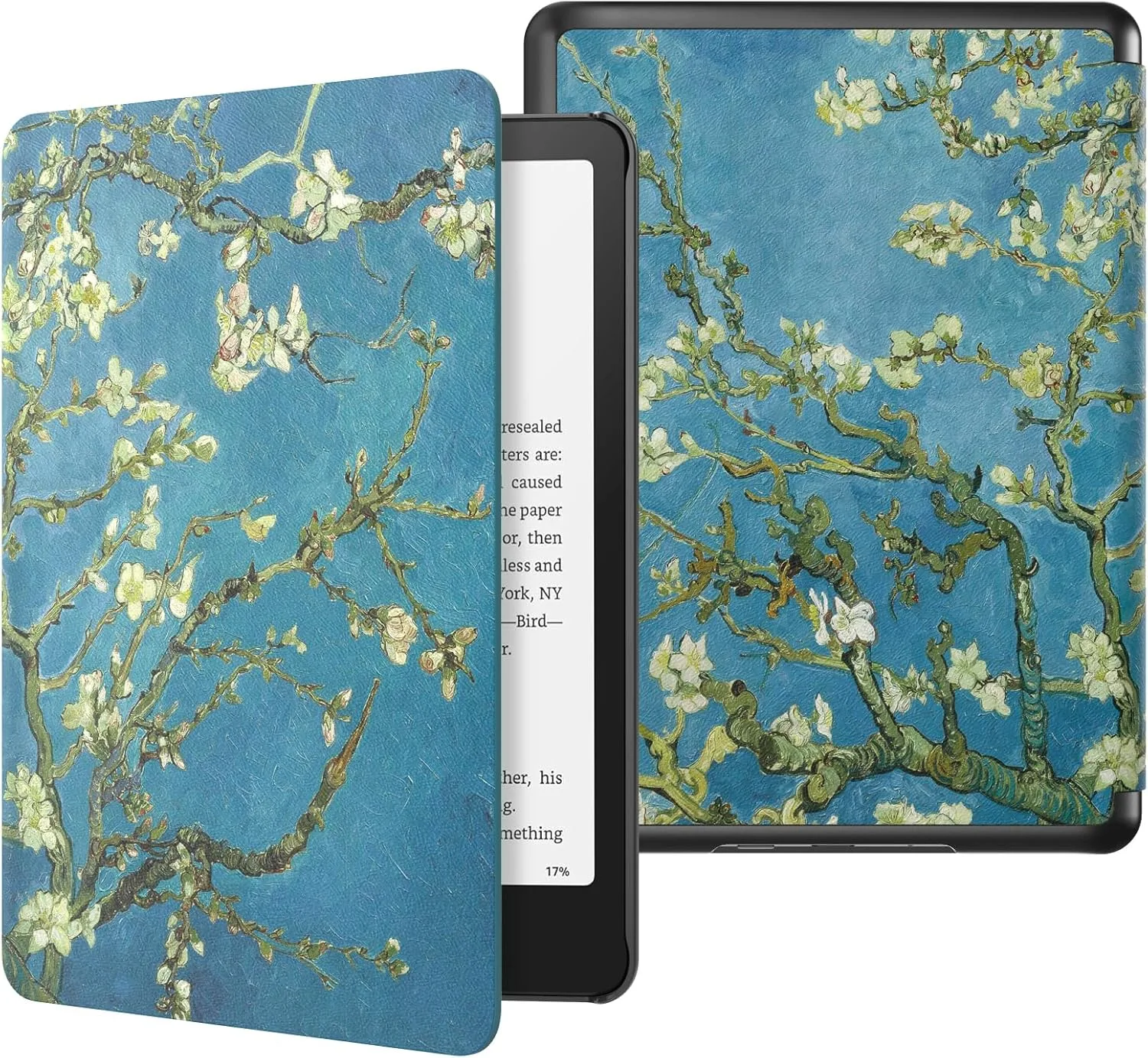 Moko Case for 7" Kindle Paperwhite 12th Gen 2024/Colorsoft, Apricot Blossom