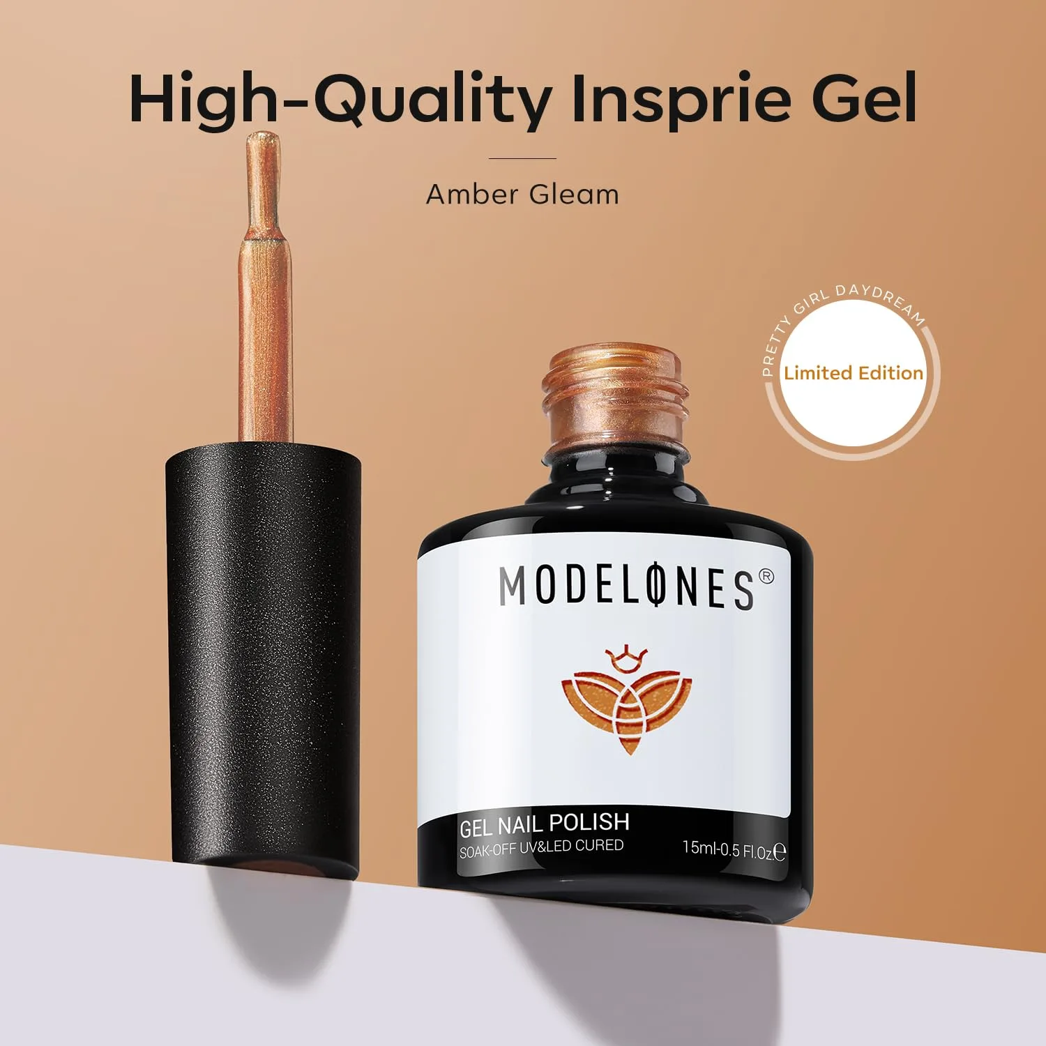 modelones Brown Gel Nail Polish,Orange Nail Polish