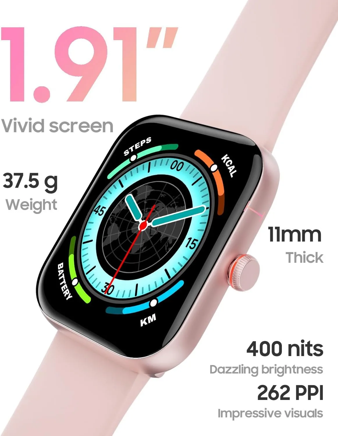 1.91" Smart Watch for Women with ALEXA, Fitness Watch for Android iOS Phone