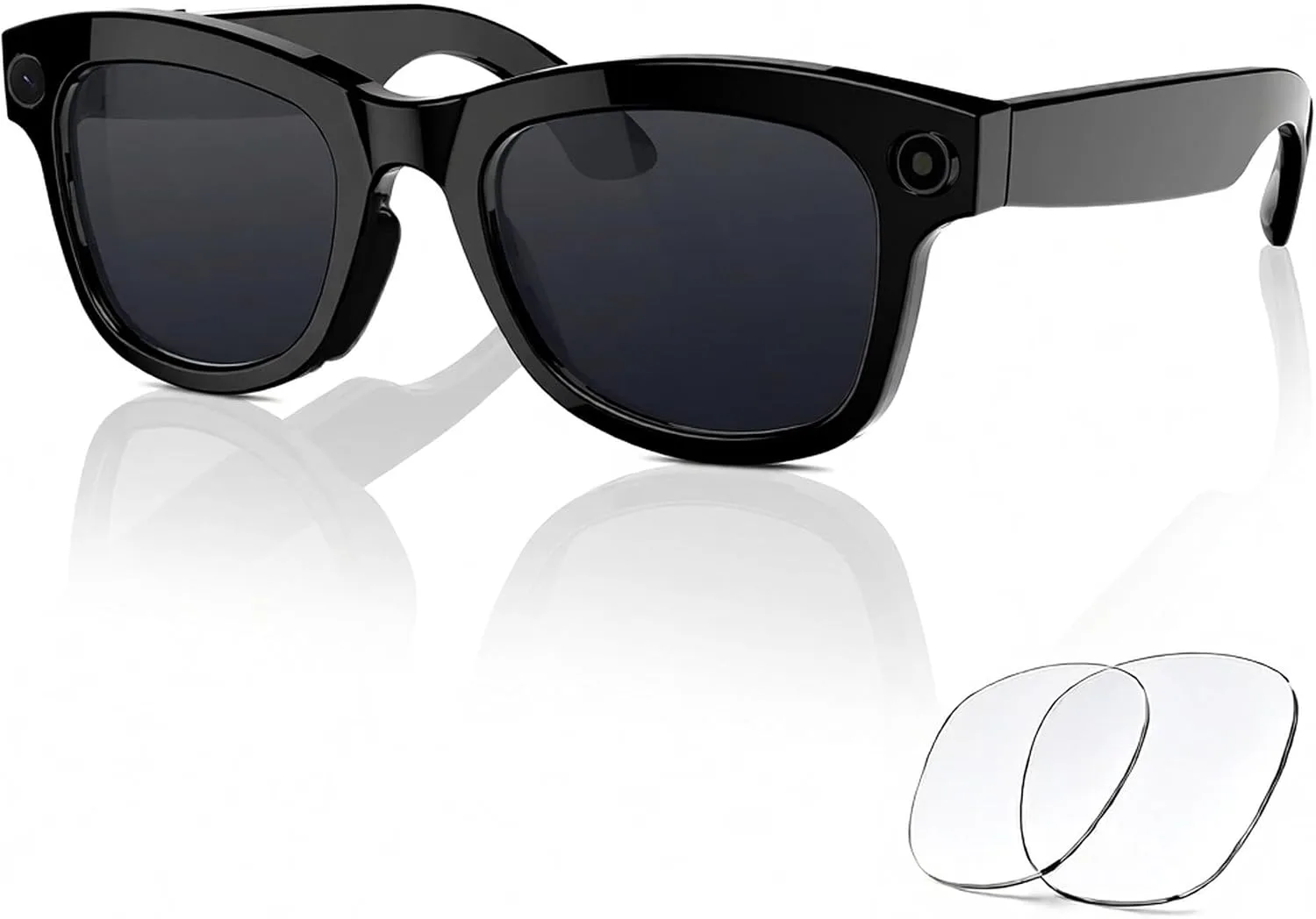 AI Smart Glasses with Camera, 4K Video Recording & Photo Capture Sunglasses