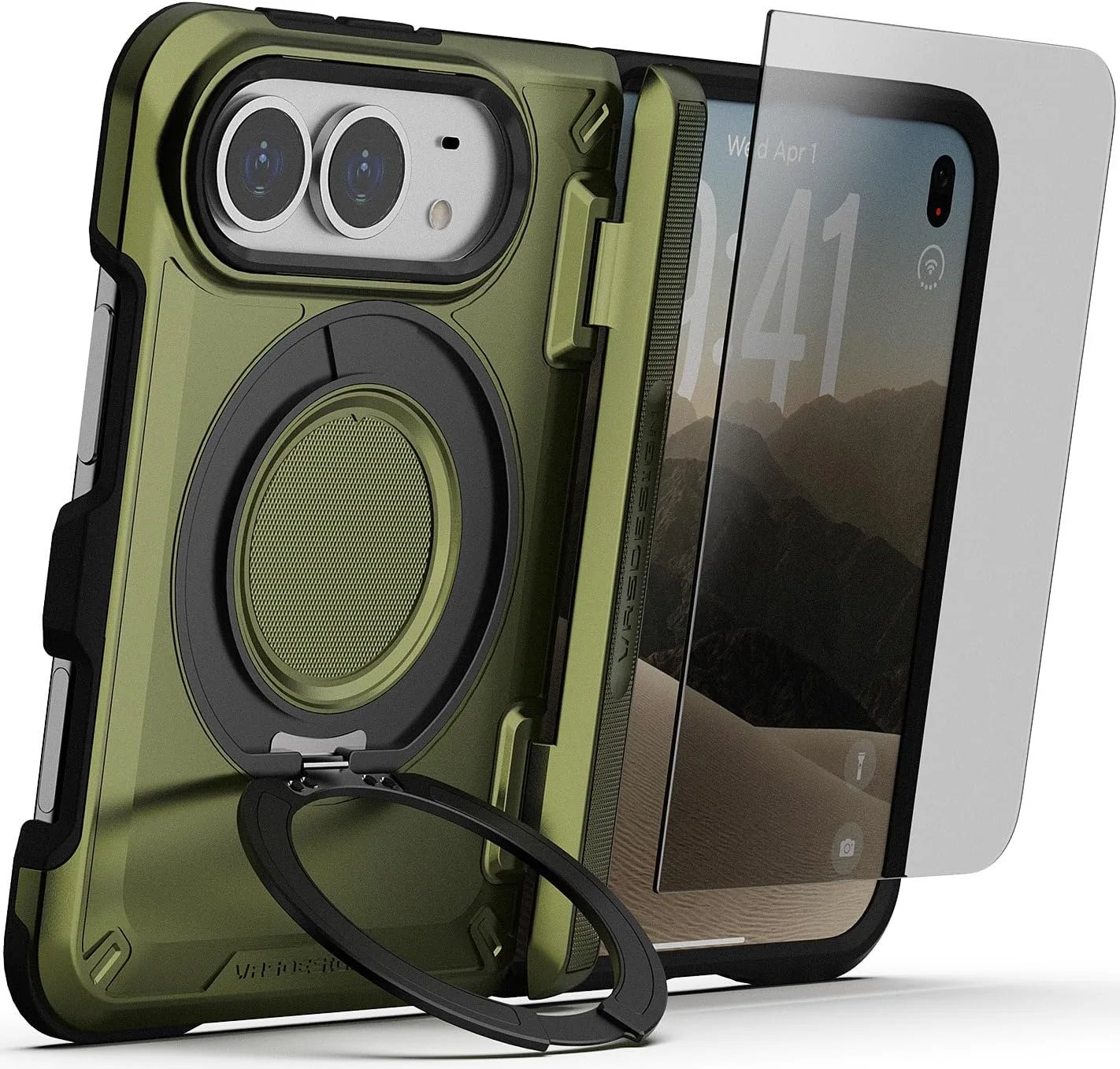 VRS DESIGN TerraGuard Active for iPhone Duo Case - Tactical Olive