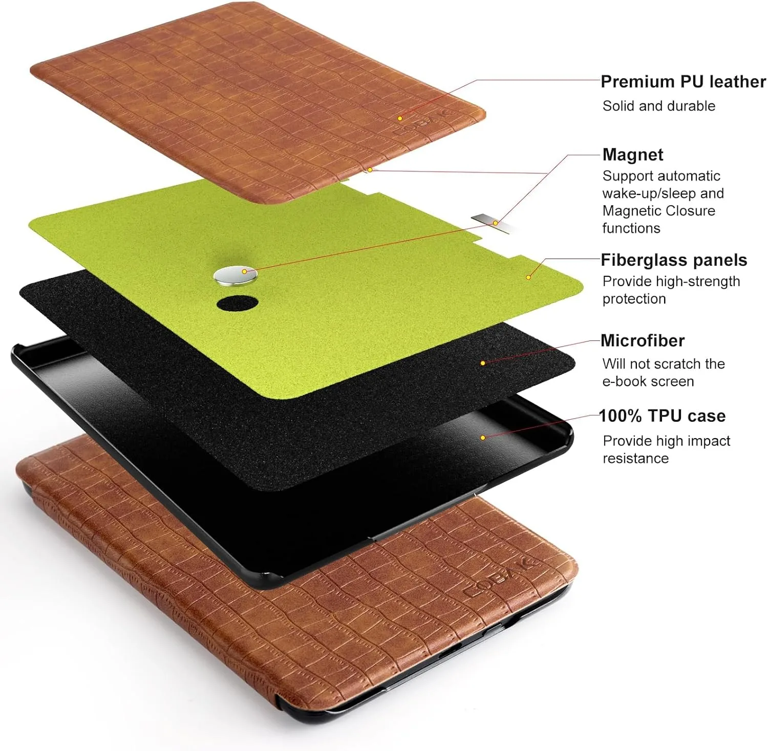 CoBak All New 6 Inch Case, not for iPad (A073002)