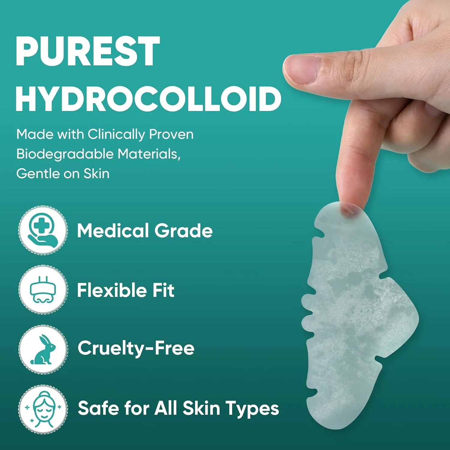 30 Count Hydrocolloid Nose Pore Patches
