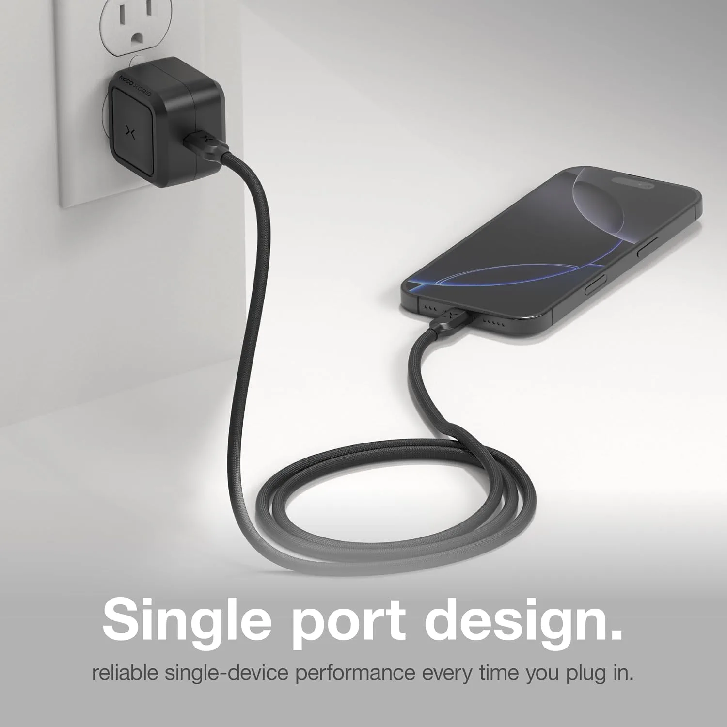 NOCO XGrid X30 30W USB-C GaN Wall Charger Block with Power Delivery
