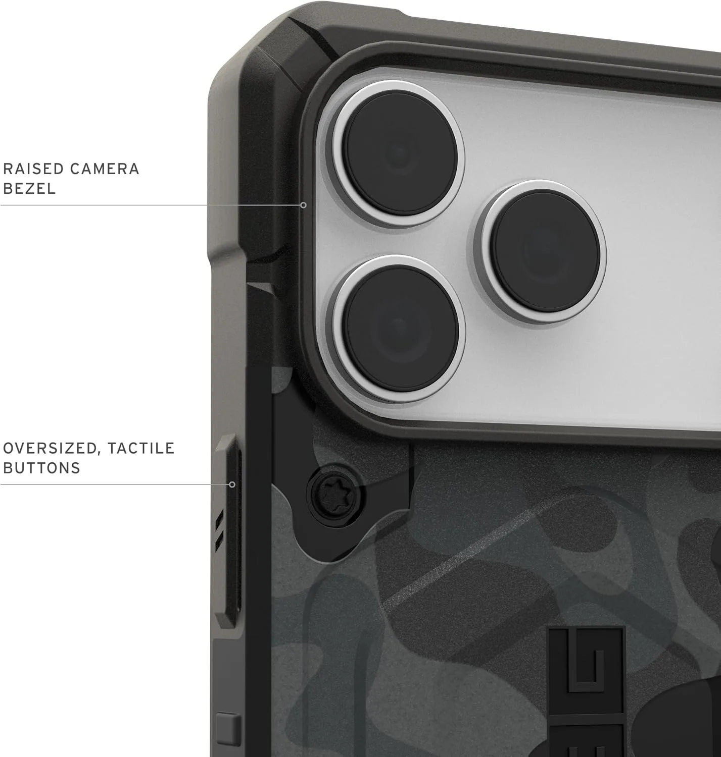UAG Pathfinder SE for iPhone 18 Pro Max Case/17 Pro Max Case, Midnight Camo
