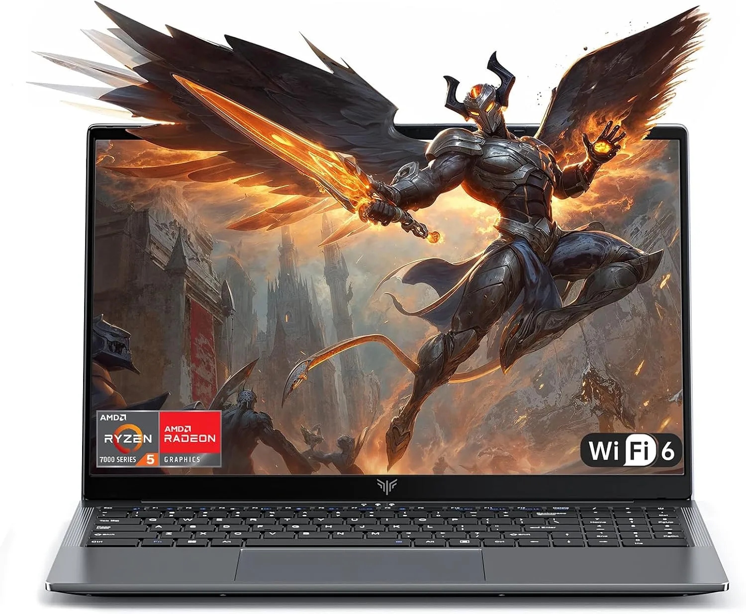 KAIGERR Gaming Laptop, Laptops with AMD Ryzen 7430U(Up to 4.3GHz), 16GB DDR4 512GB SSD Laptop Computer, 15.6inch Windοws 11 Laptop, 1920P FHD Display, WiFi 6, USB3.2, Type_C